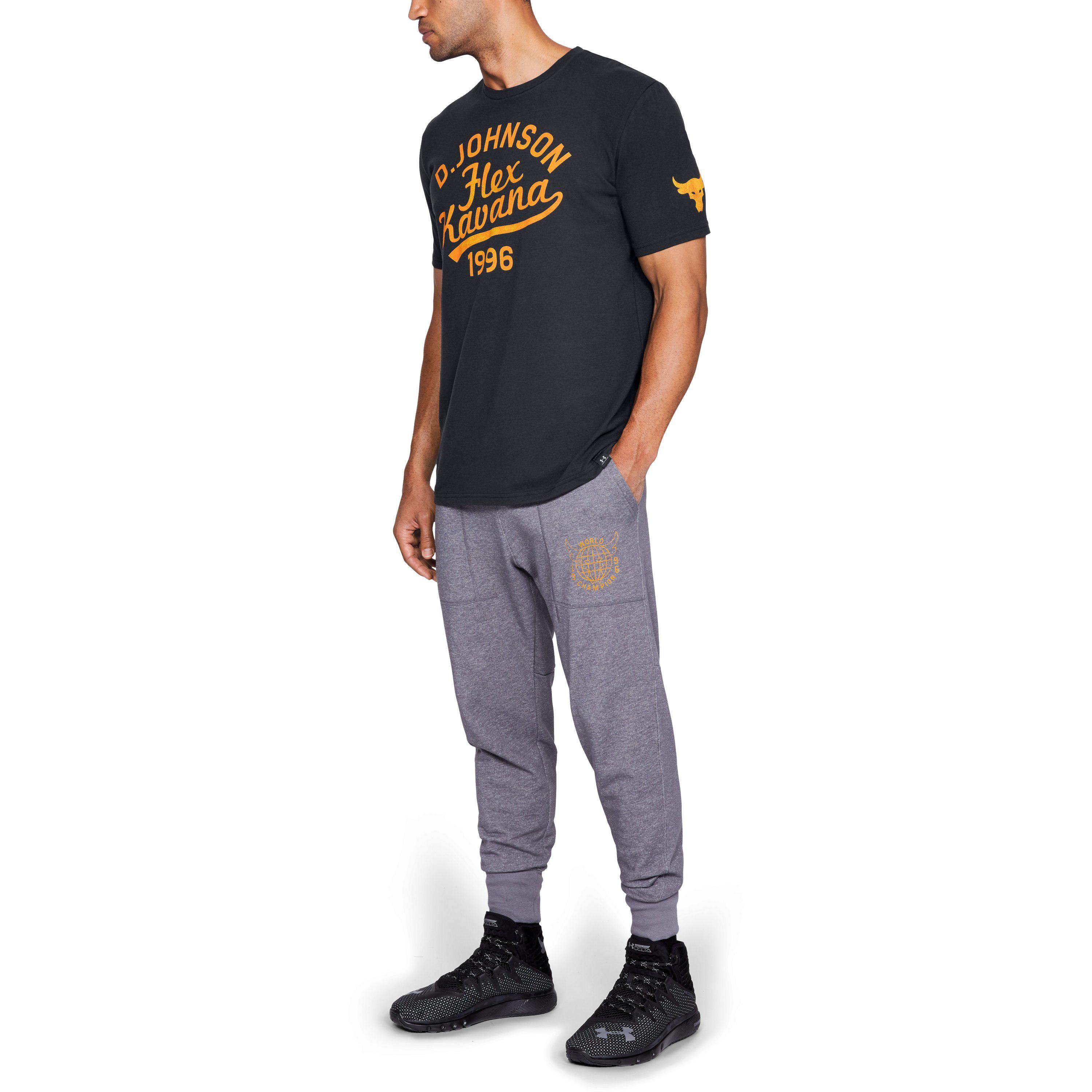 men's ua x project rock core leggings