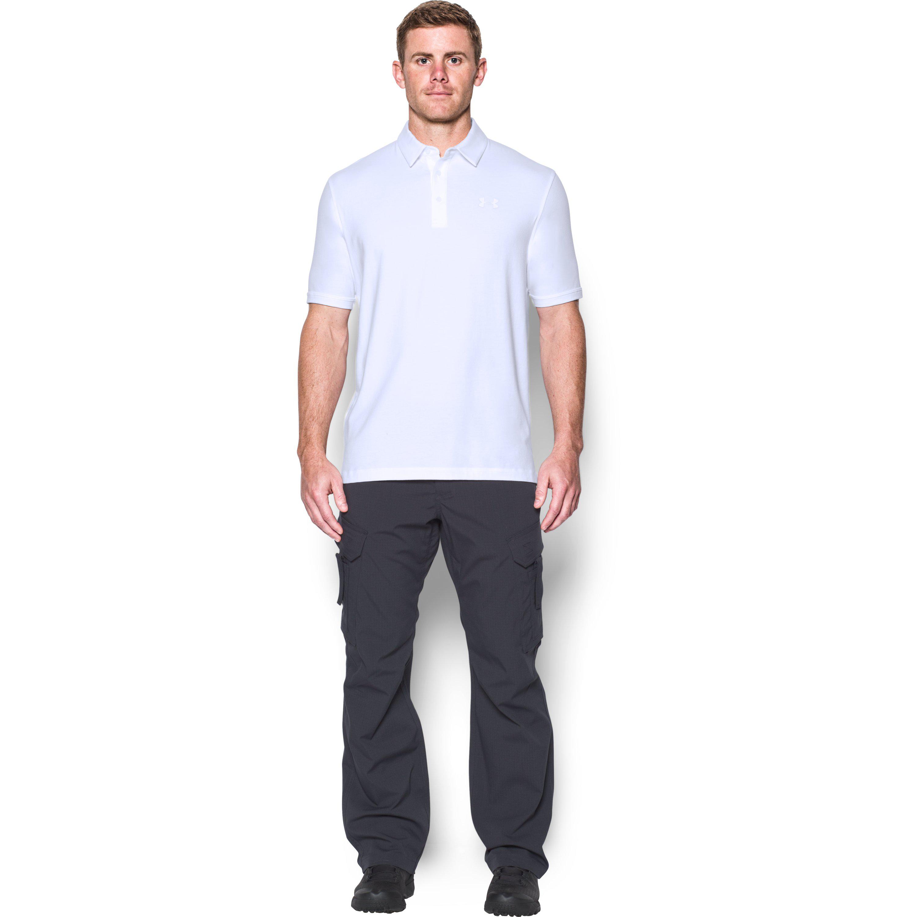ua tactical charged cotton polo