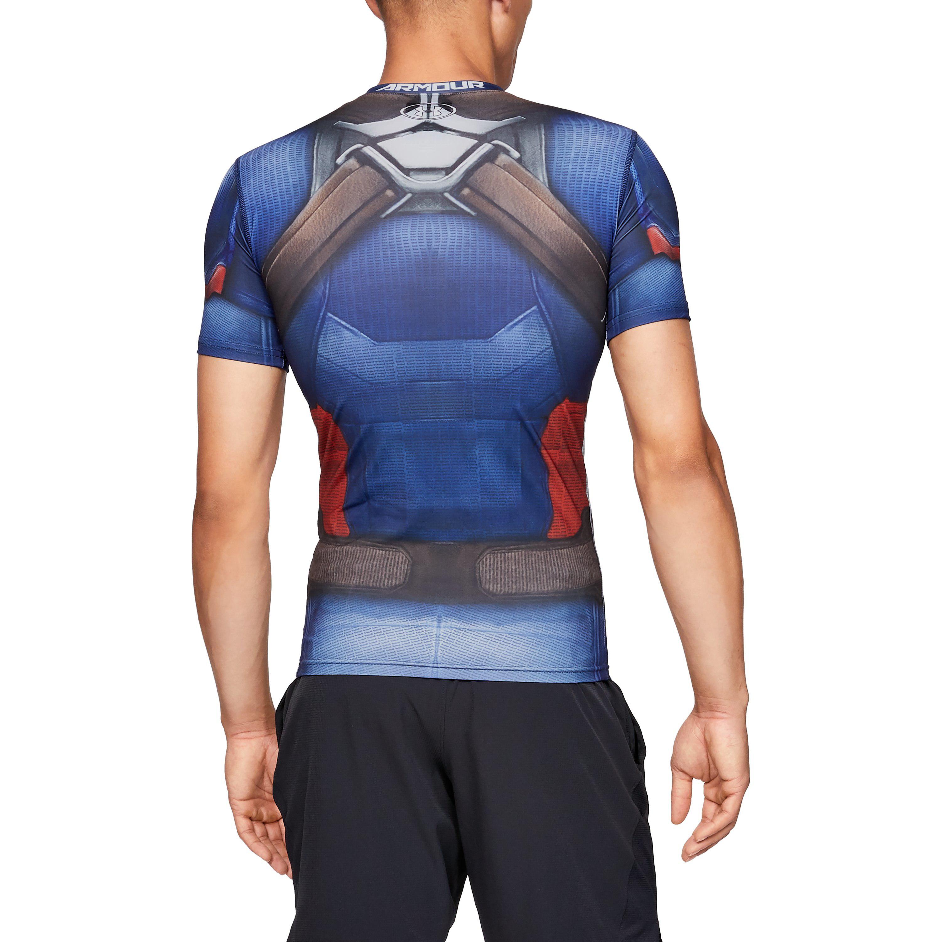 Parcial Dar una vuelta negativo Under Armour Men's ® Alter Ego Captain America Compression Shirt for Men |  Lyst