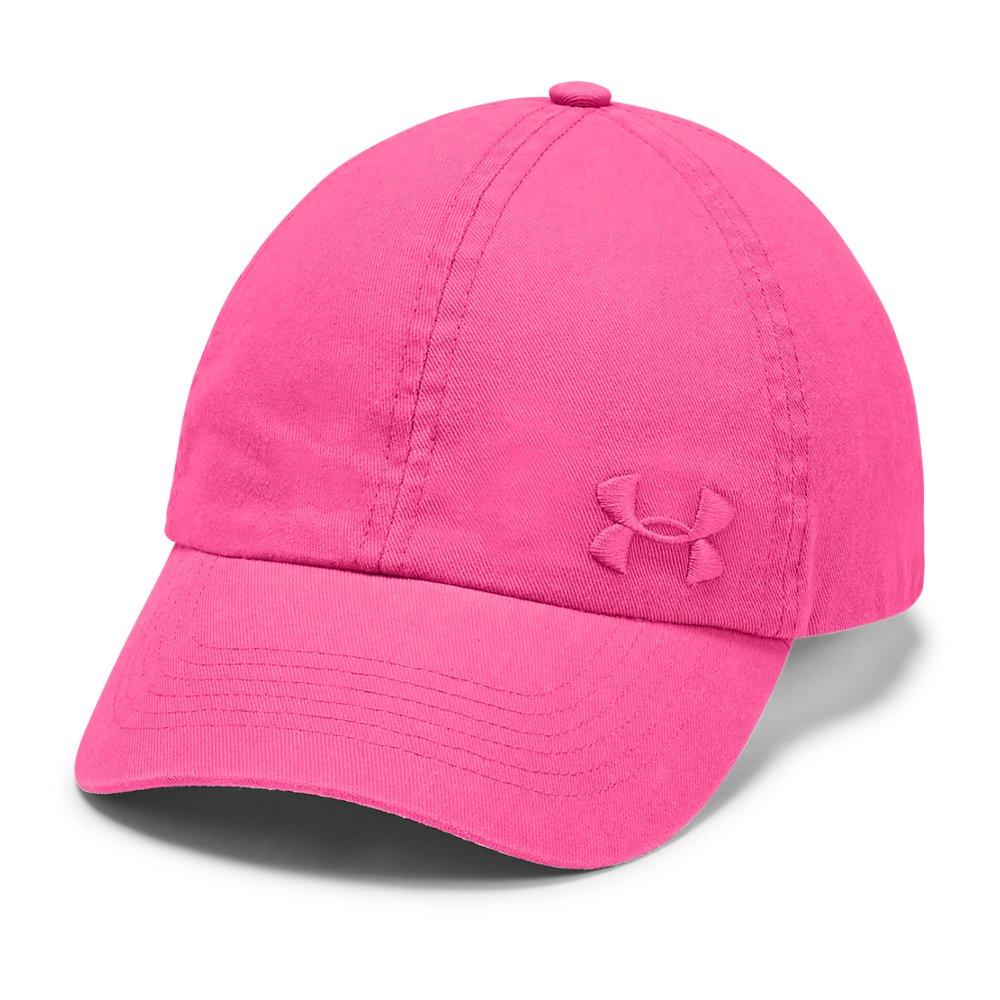 pink under armour hat