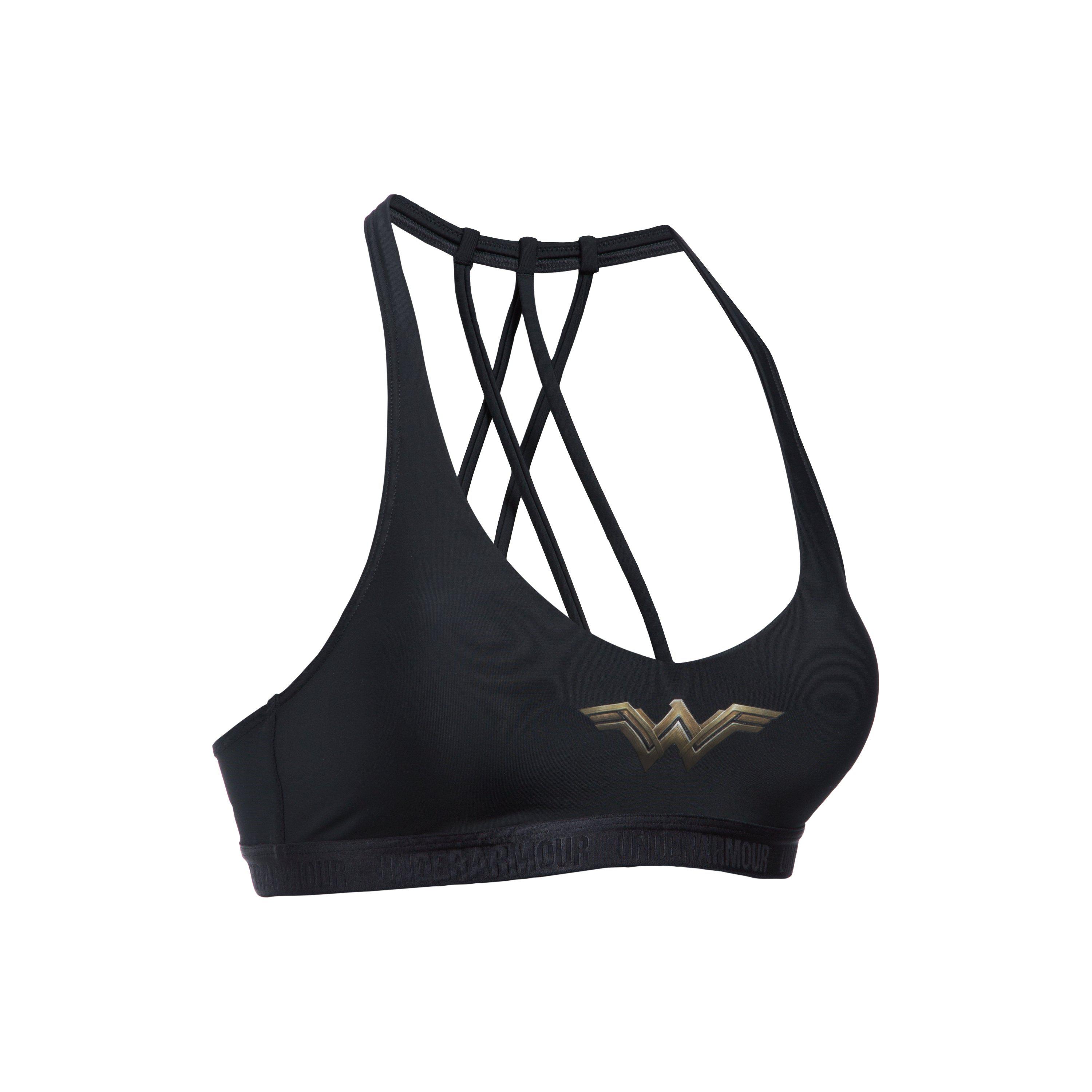 Under Armour Synthetic Women's ® Alter Ego Wonder Woman Strappy Low Sports  Bra in Black / (Black) | Lyst