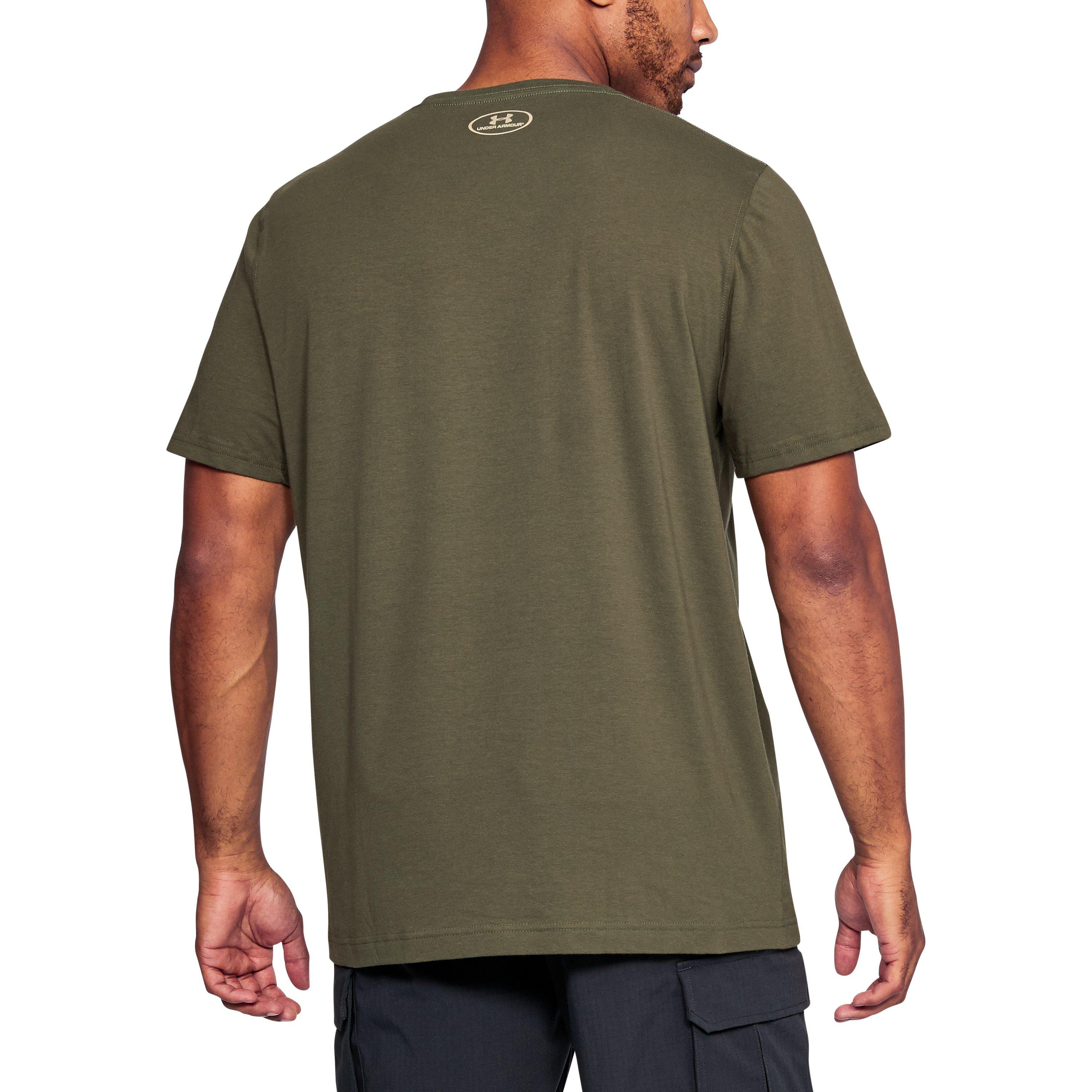 Under Armour Men's Ua Freedom I Served T-shirt in Green for Men | Lyst