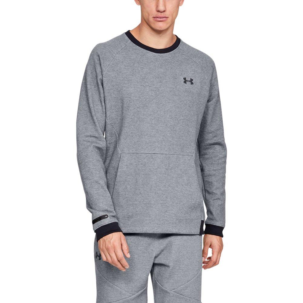 Under Armour Fleece Unstoppable Double Knit Crew in Steel (Gray) for Men - Lyst