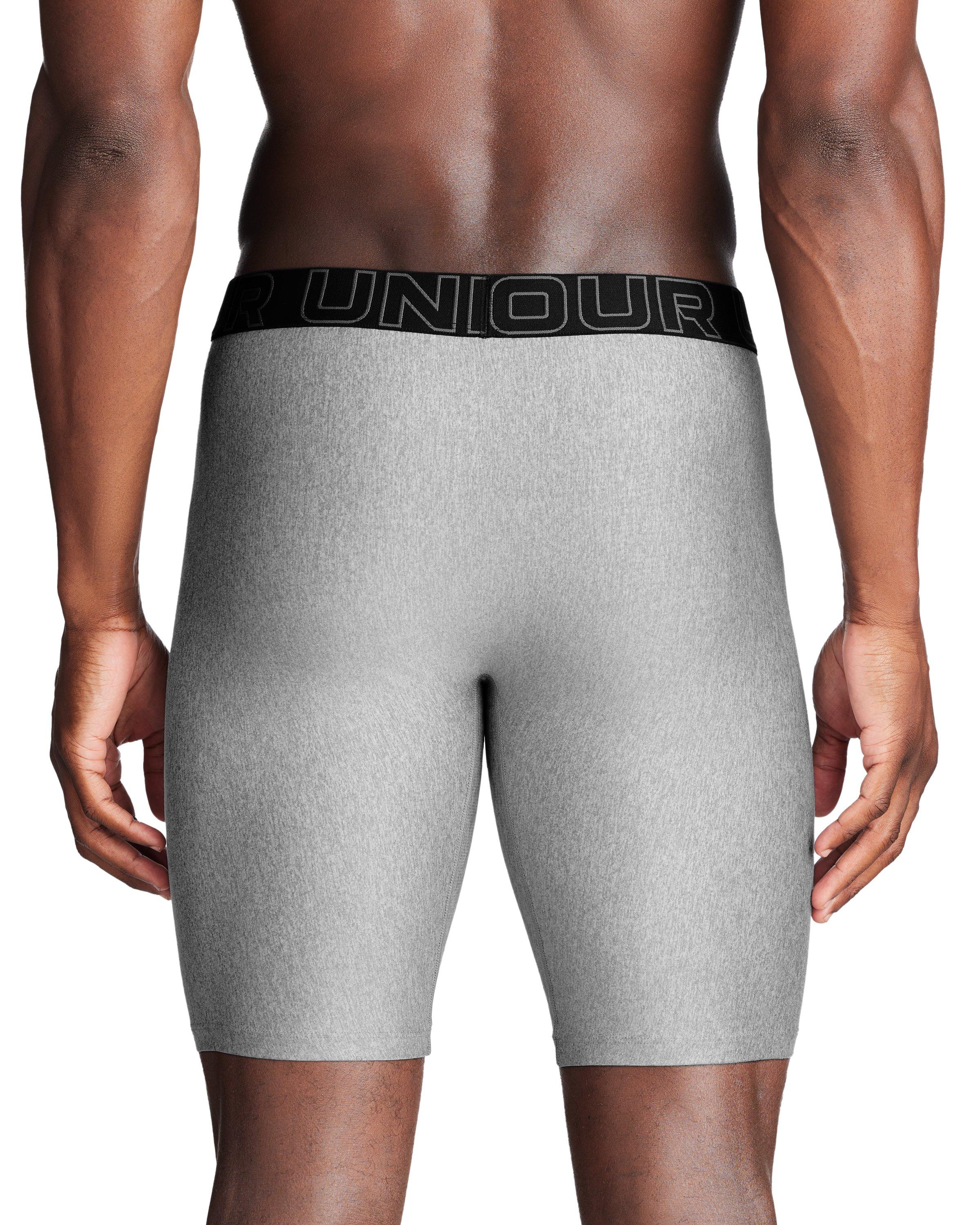 Under Armour Ua Performance Tech 9 3-pack Boxerjock in Grey for