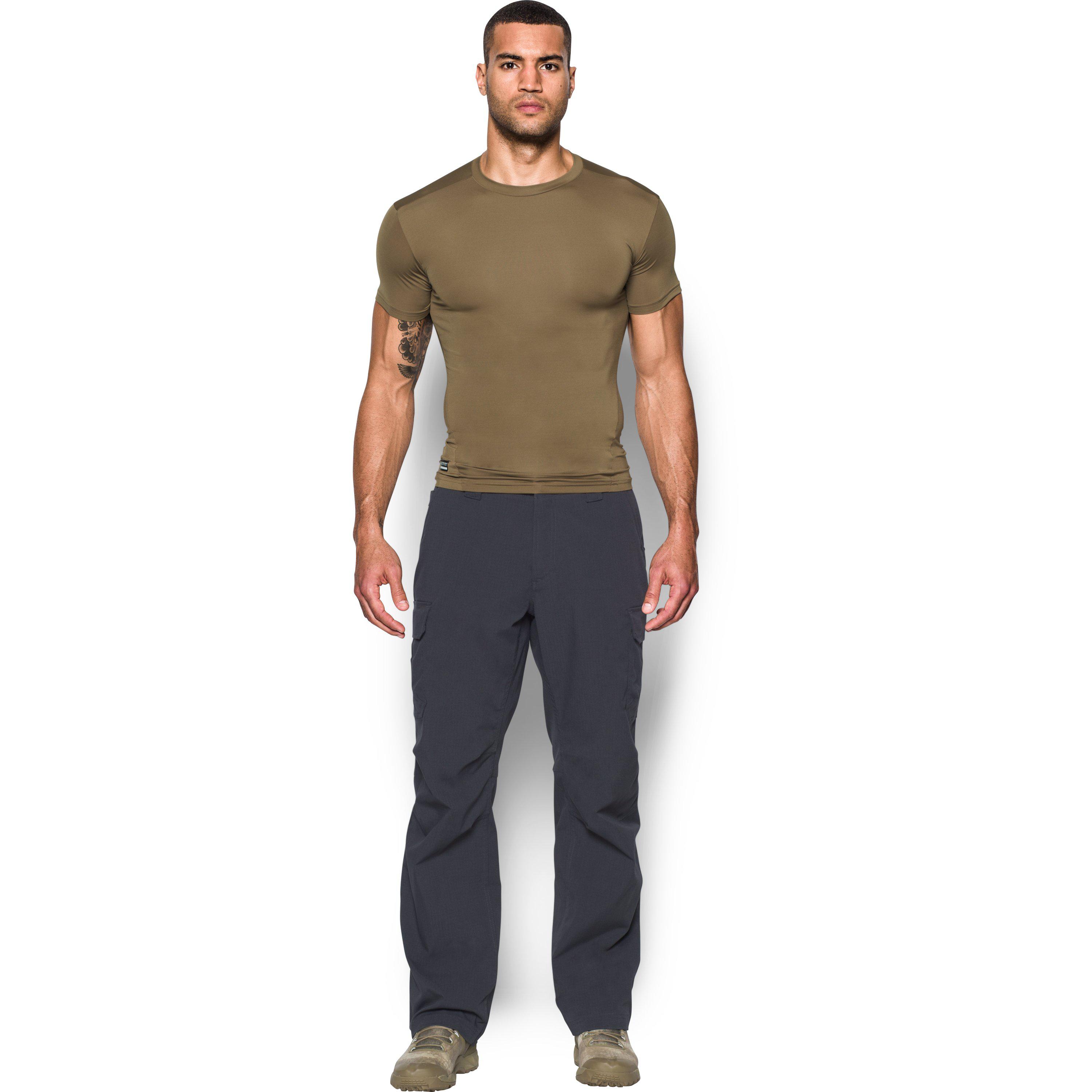 Under Armour Men's Tactical Heatgear® Compression Short Sleeve T-shirt in  Brown for Men - Lyst