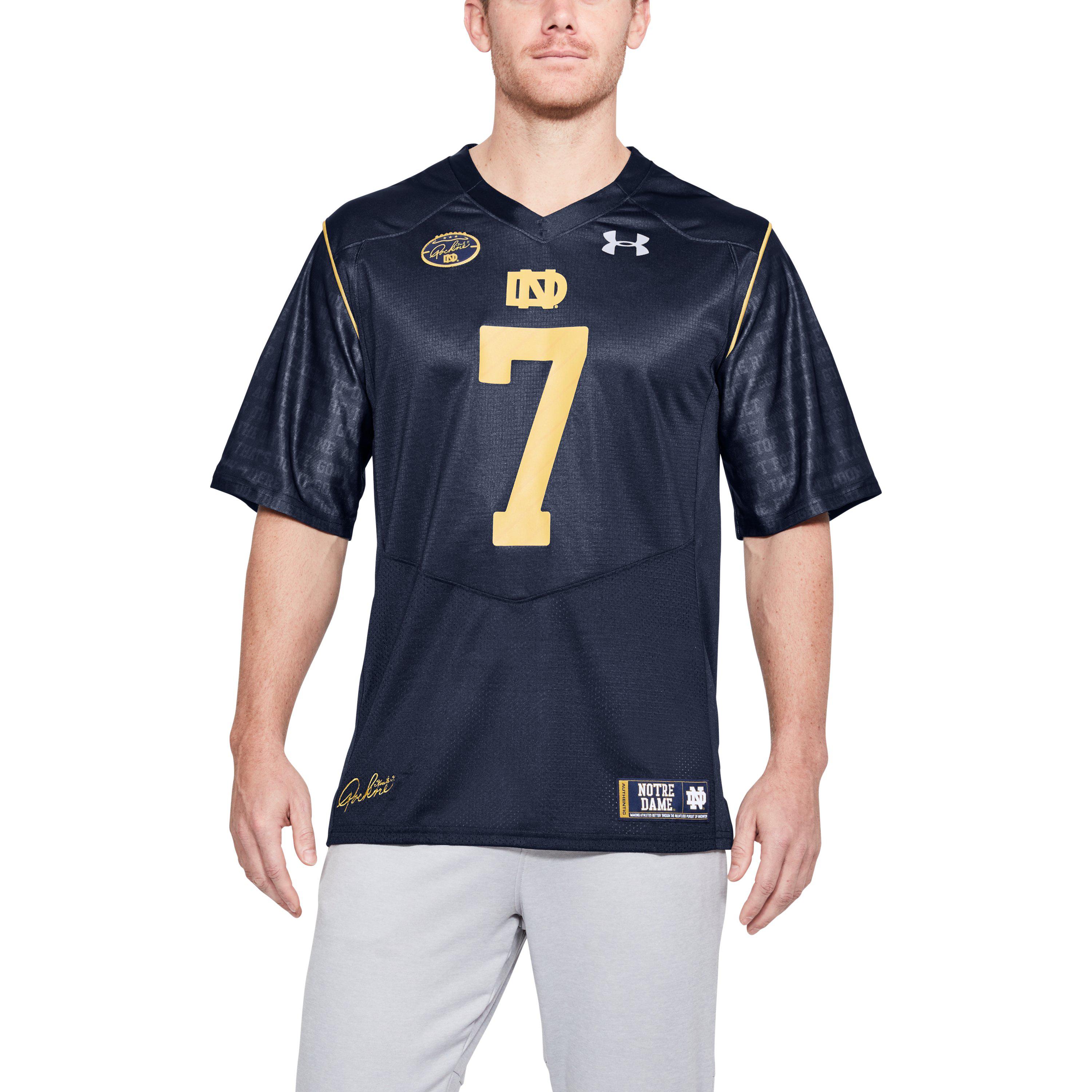 Notre Dame reveals new home jersey from Under Armor. : r