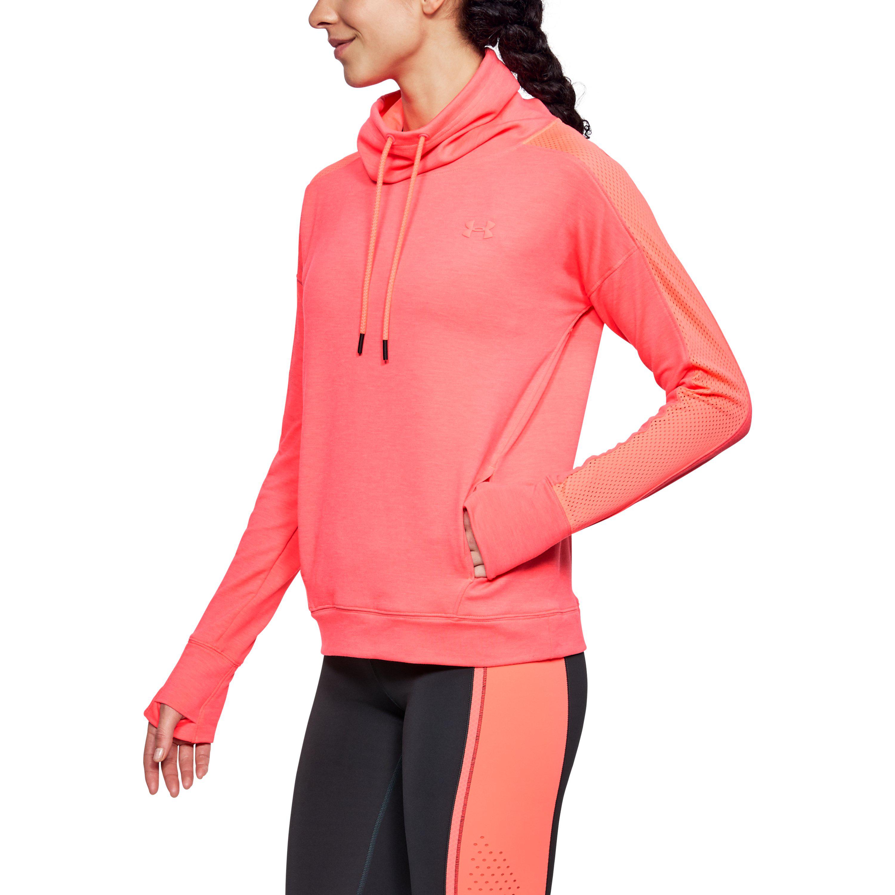 under armour featherweight fleece crop