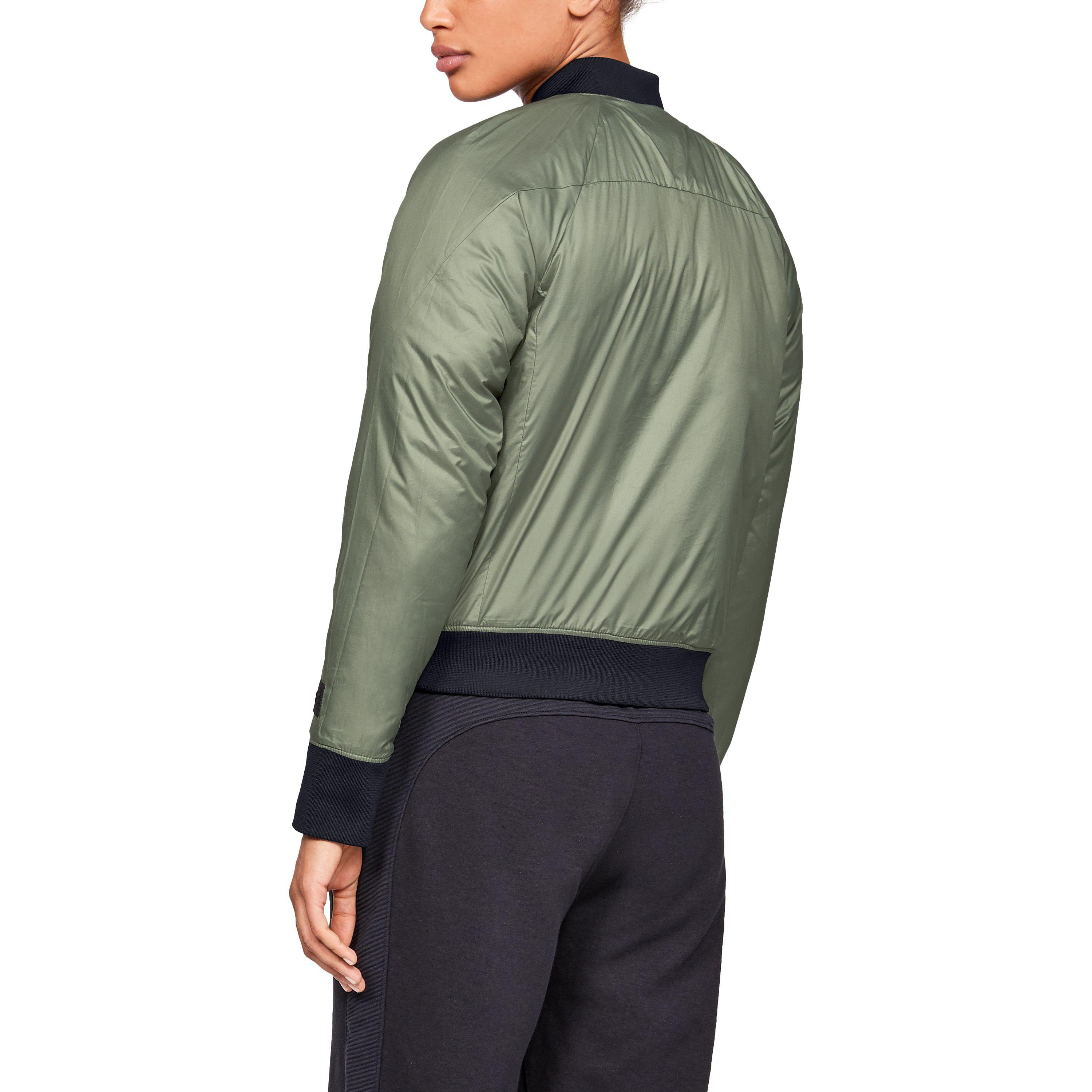 under armour reactor bomber jacket