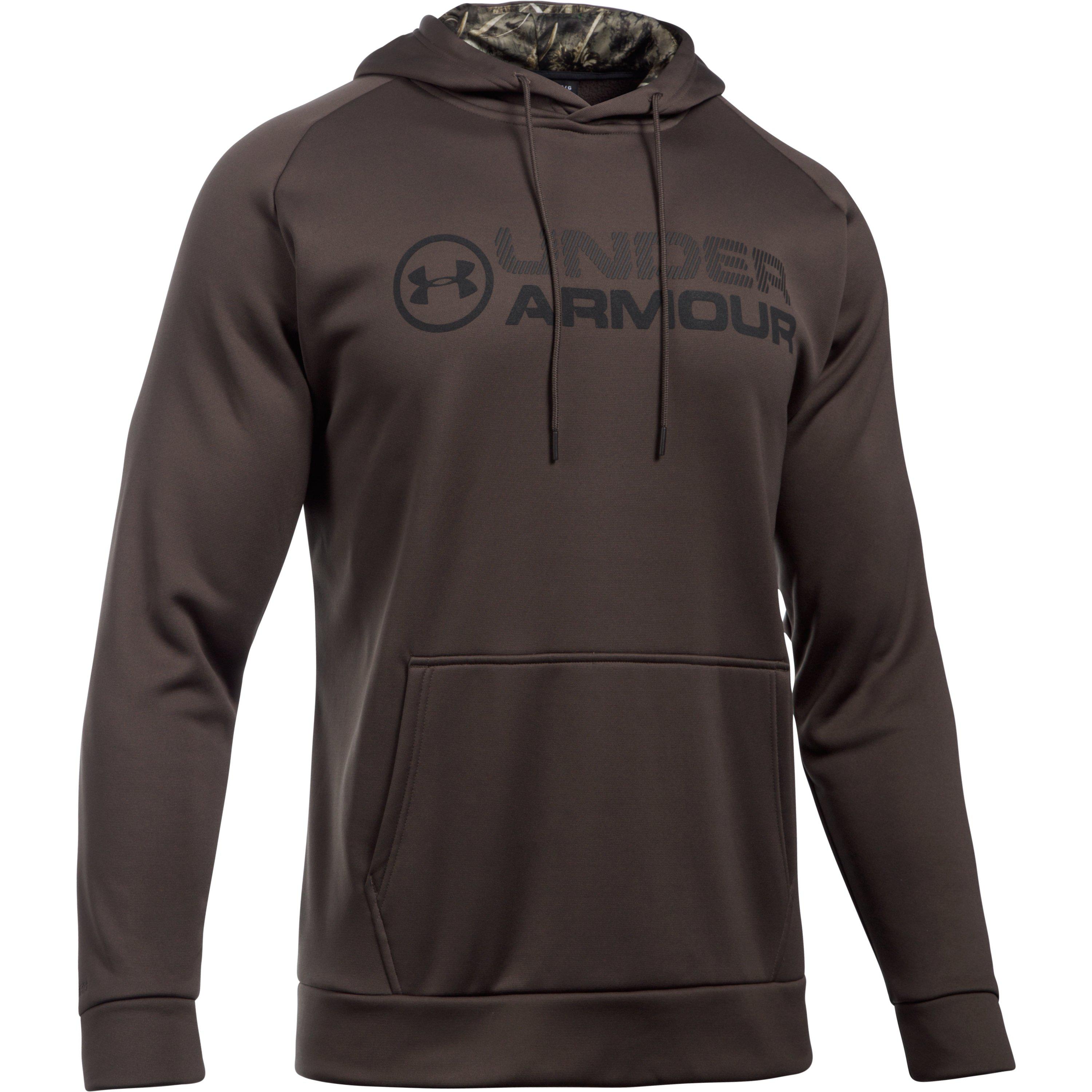 Under Armour Men's Ua Storm Armour® Fleece Stacked Hoodie in Brown for ...