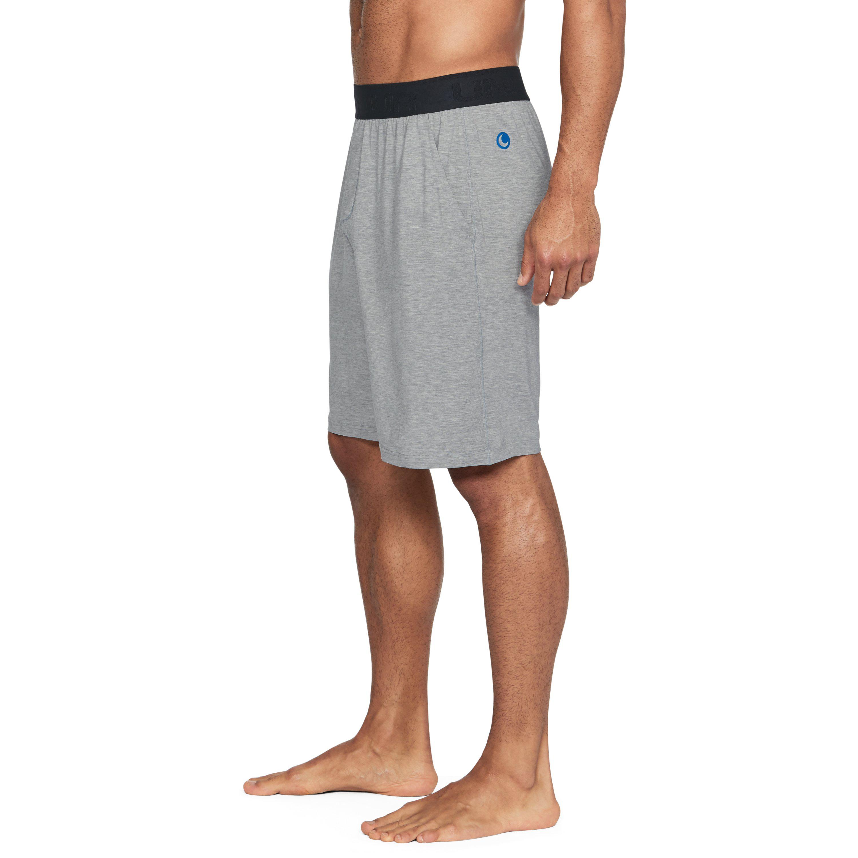 Under Armour Men's Athlete Recovery Sleepwear Shorts in Gray for Men Lyst