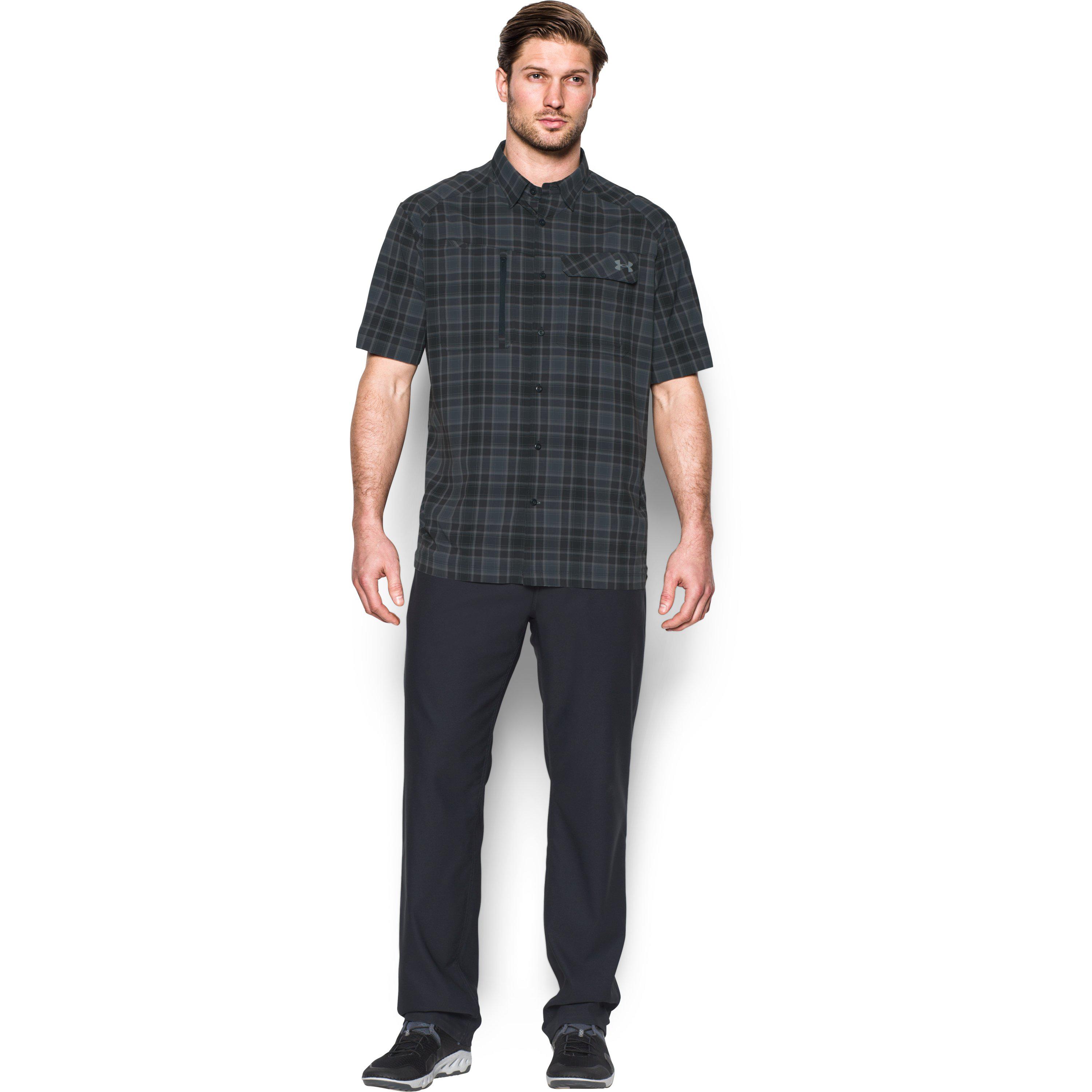 under armour fish hunter plaid shirt