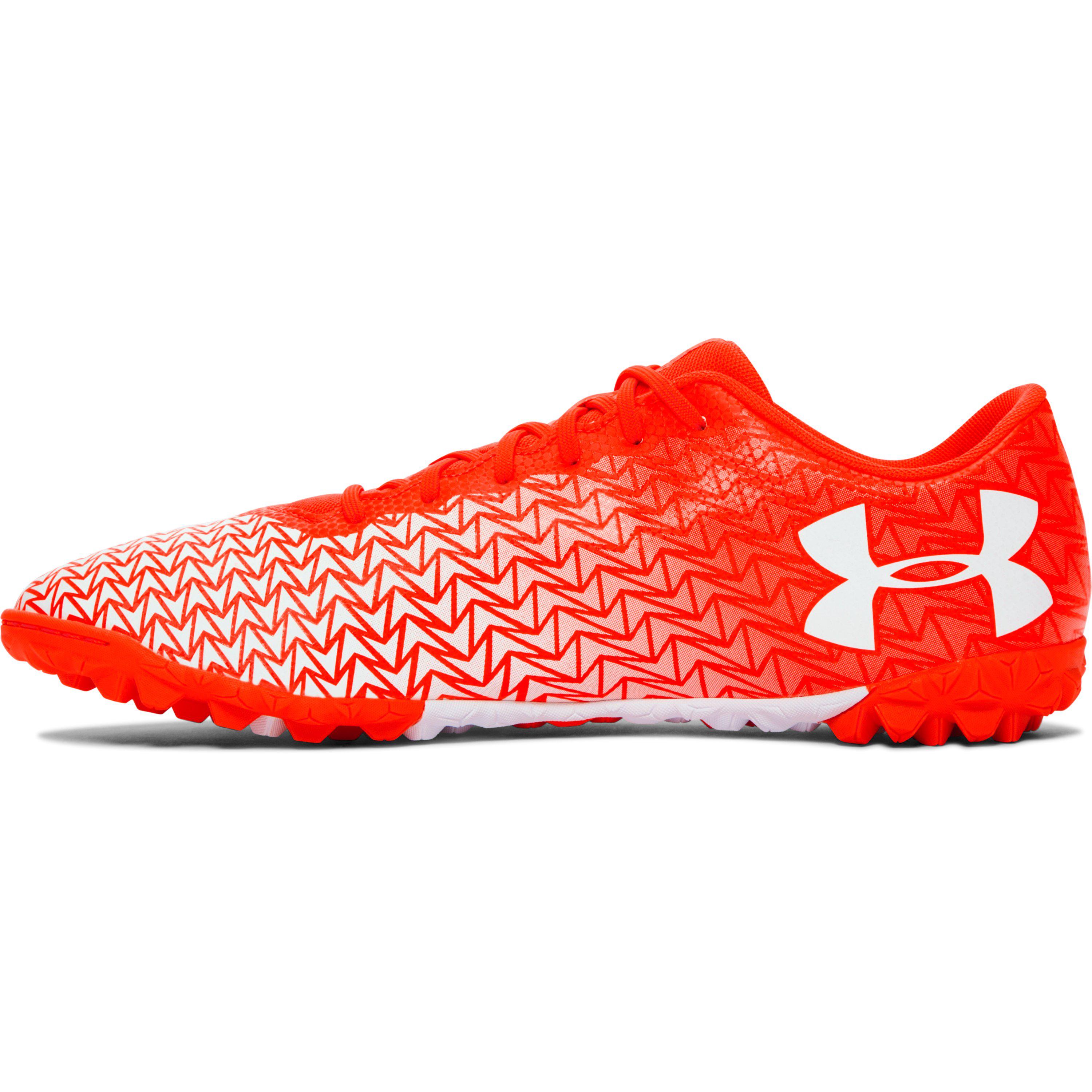 Under Armour Men's Ua Cf Force 3.0 Turf Soccer Shoes in Red for Men | Lyst