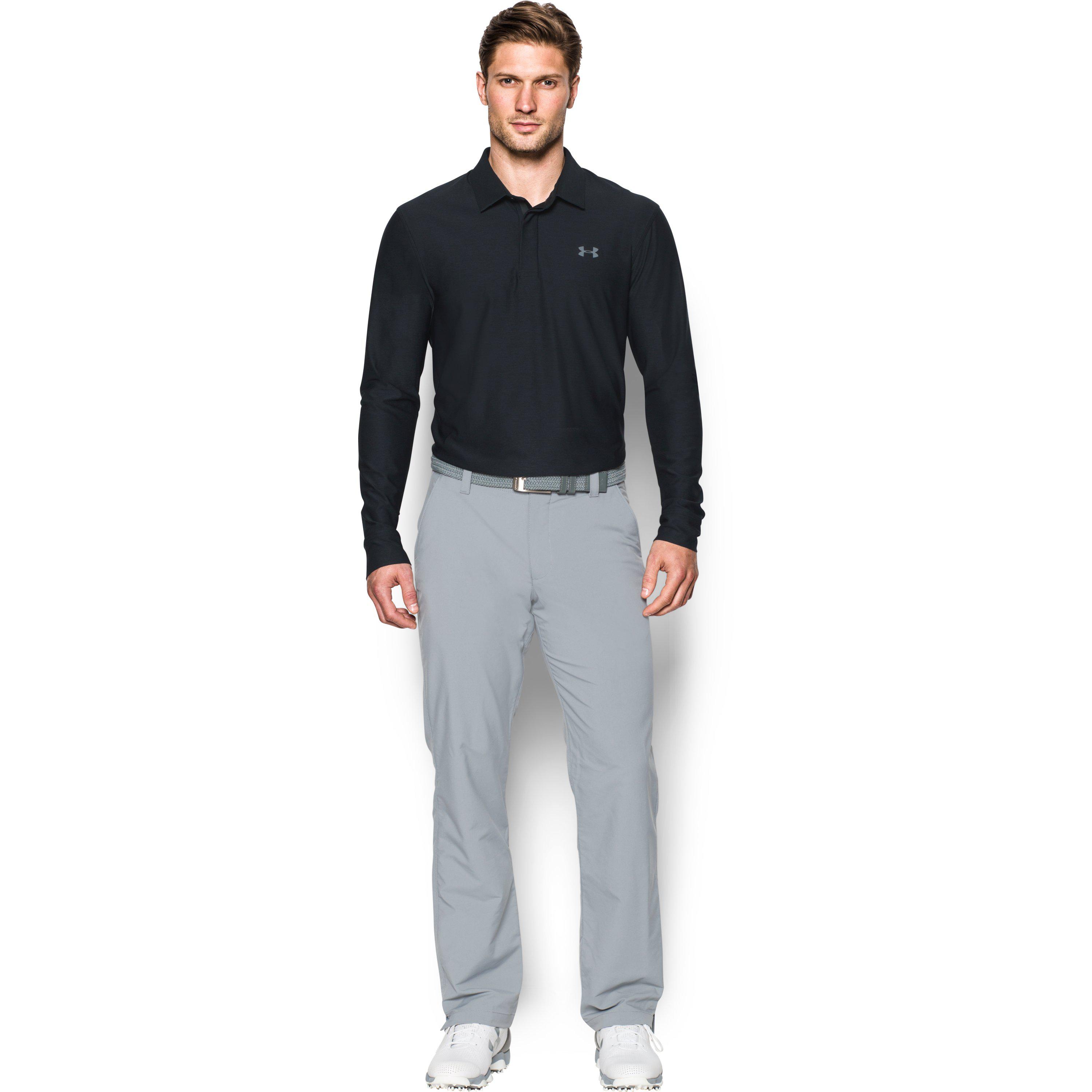 under armour playoff long sleeve polo