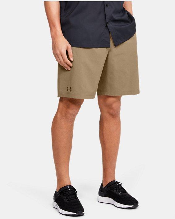 Under Armour Men's Ua Motivator Vented Coach's Shorts in Brown for Men