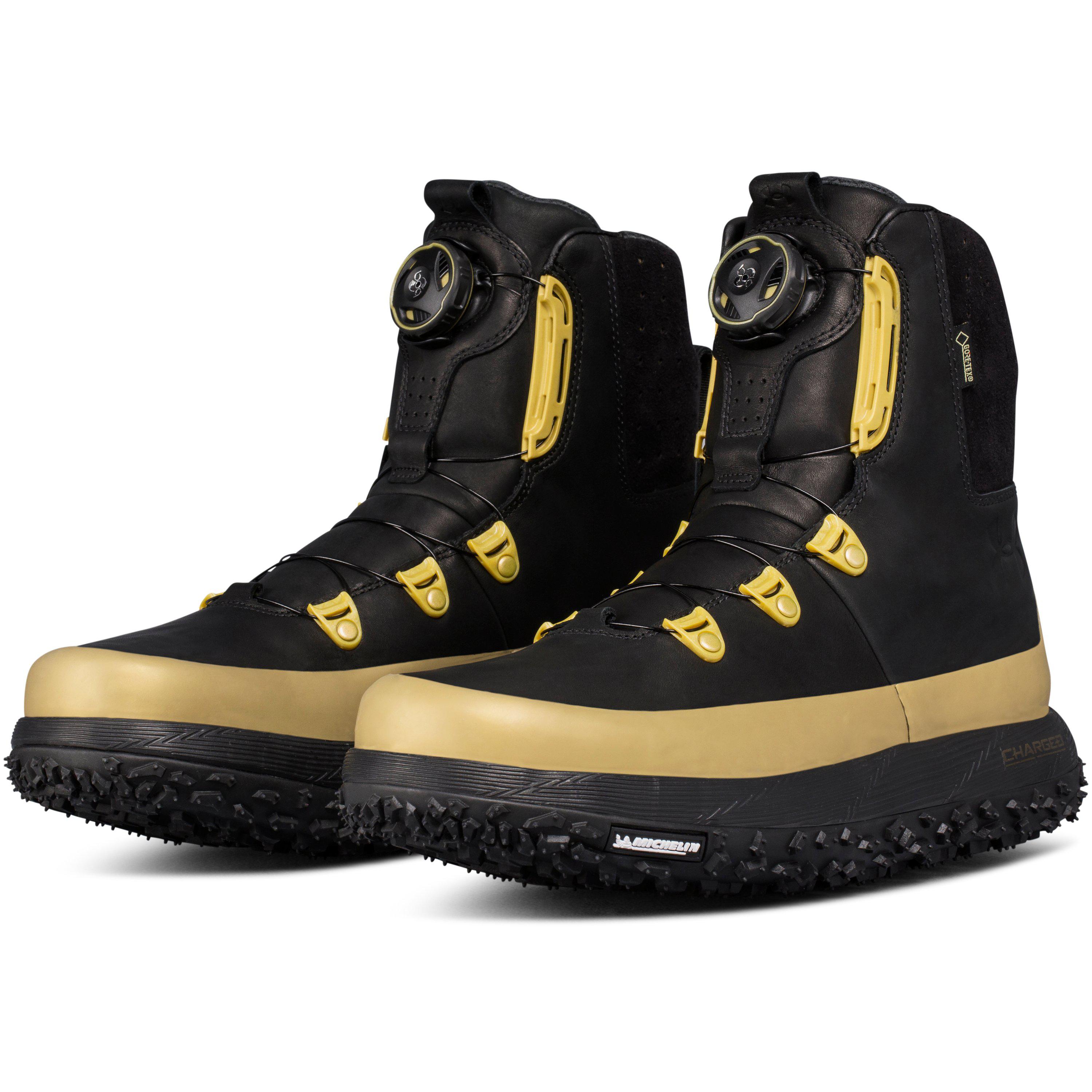 under armour black hiking boots