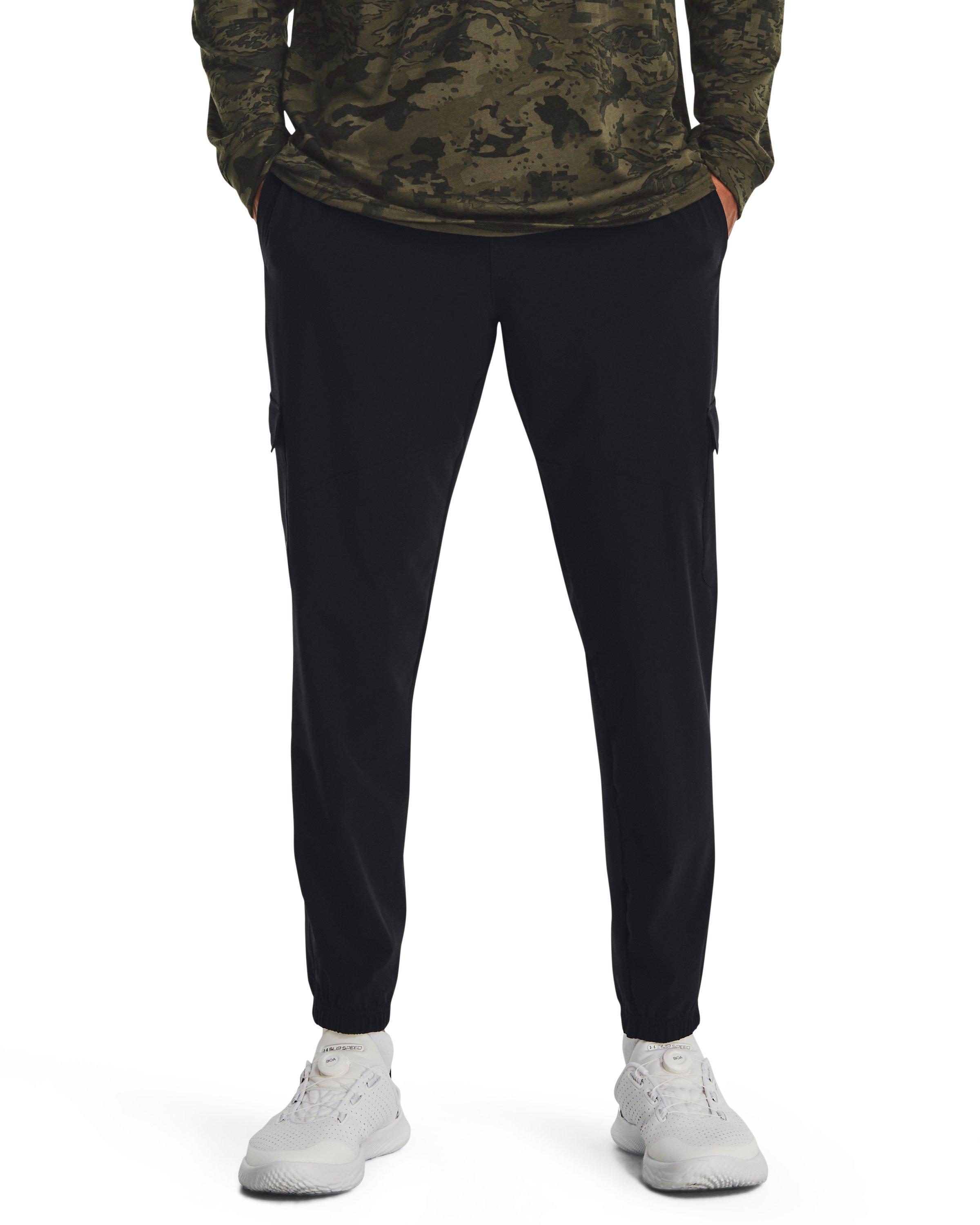 Under Armour Stretch Woven Cargo Pants in Black for Men | Lyst UK