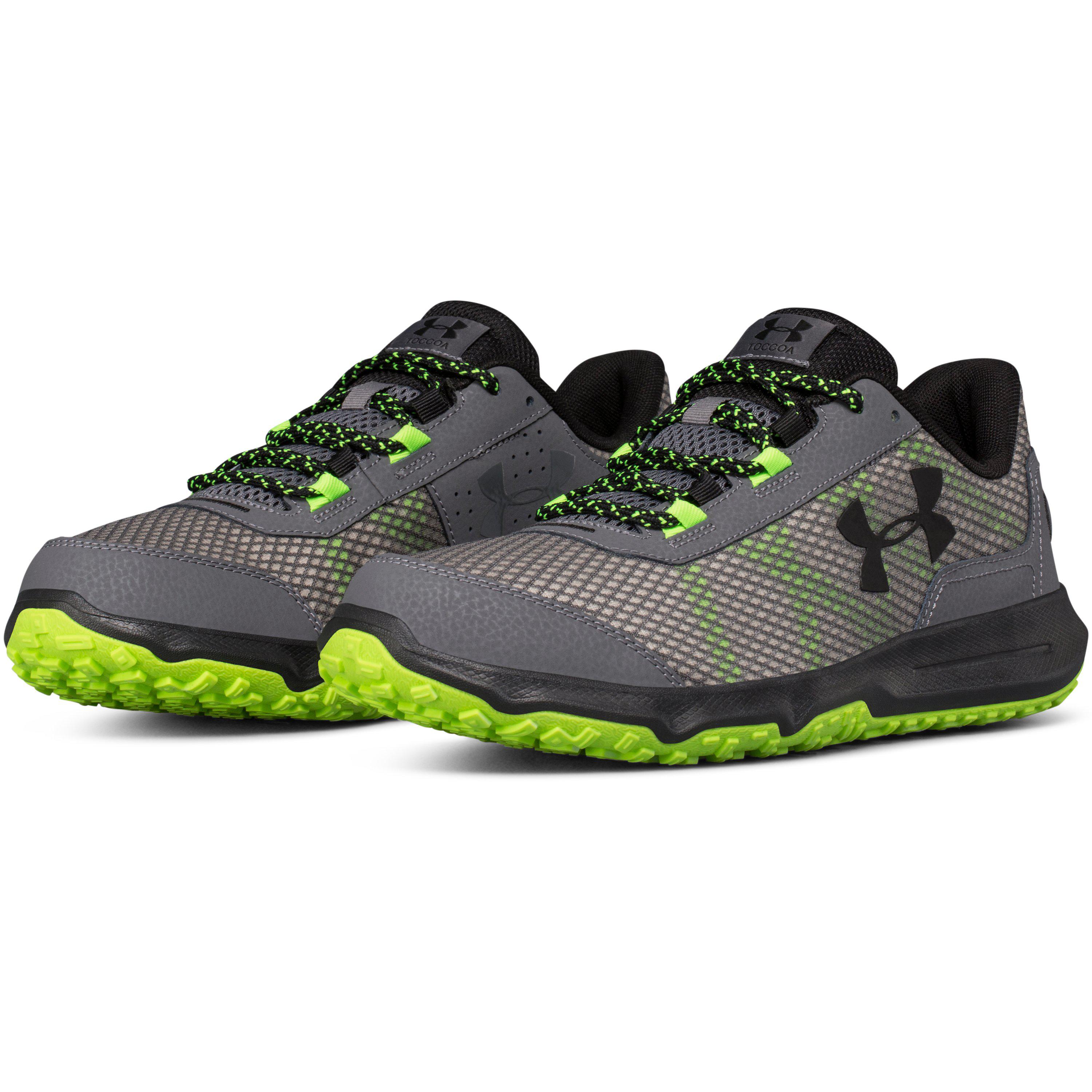 Under Armour Leather Men's Ua Toccoa Running Shoes in Green for Men - Lyst