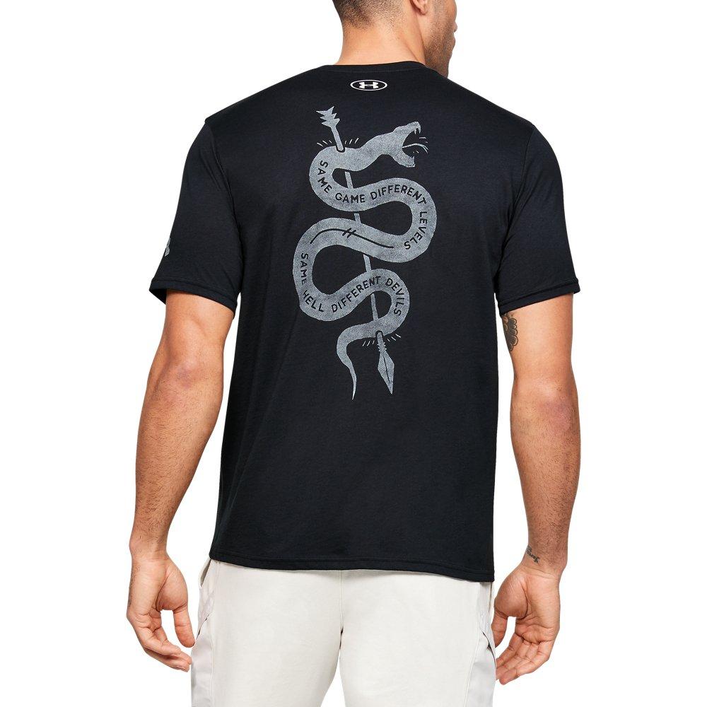 Under Armour Cotton Project Rock Snake in Black for Men | Lyst