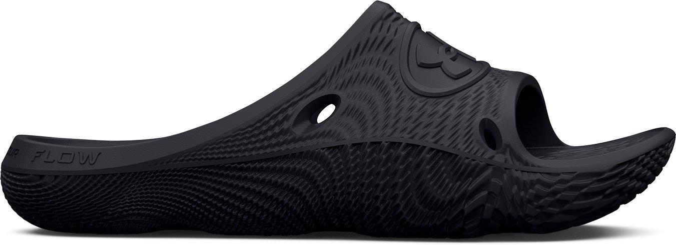 blue under armour slides