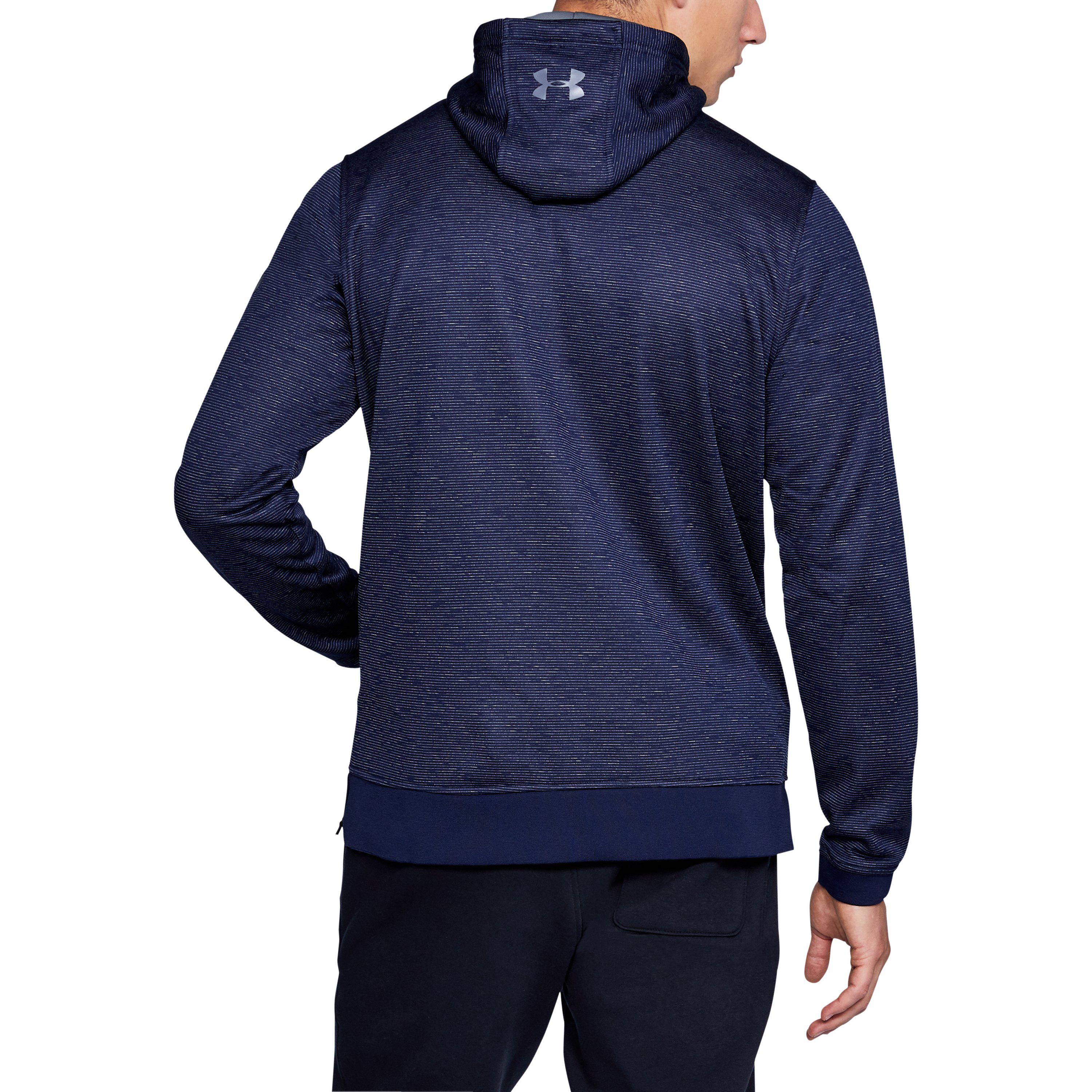 mens blue under armour hoodie