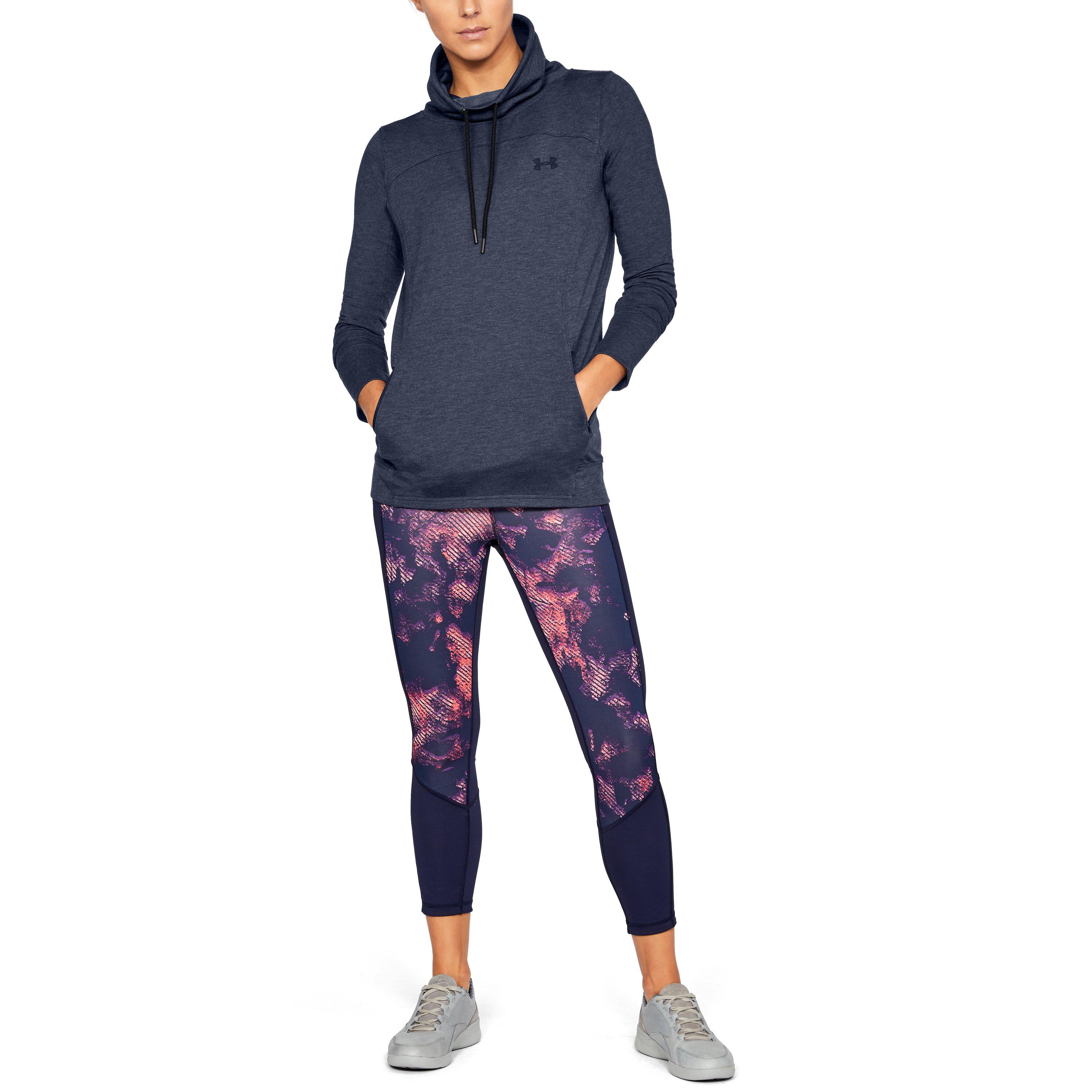 under armour women's featherweight fleece slouchy popover