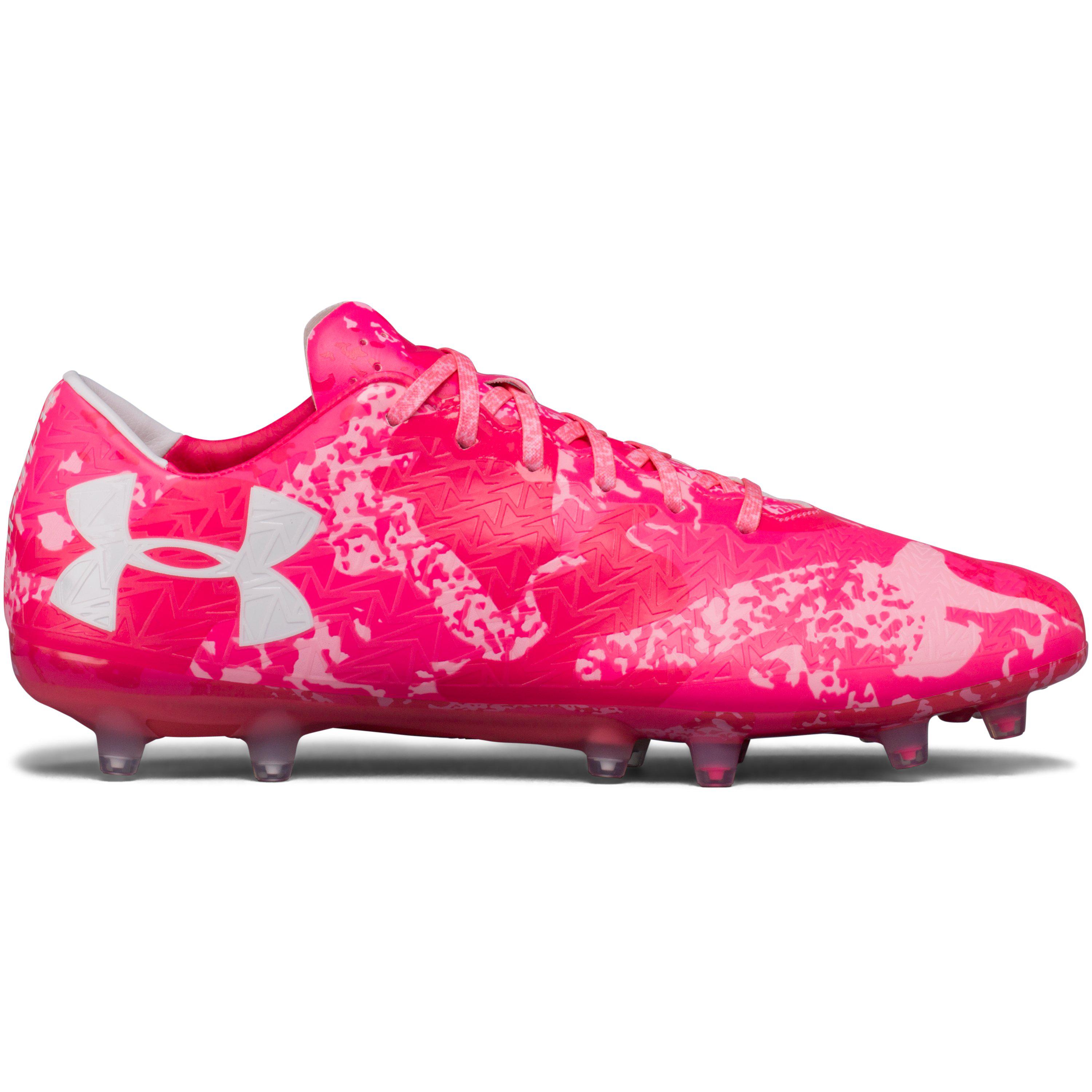 Under Armour Men\'s Firm Lyst Men Ua Limited Cleats Ground— in for Pink Edition Force Clutchfit® | 3.0 Soccer