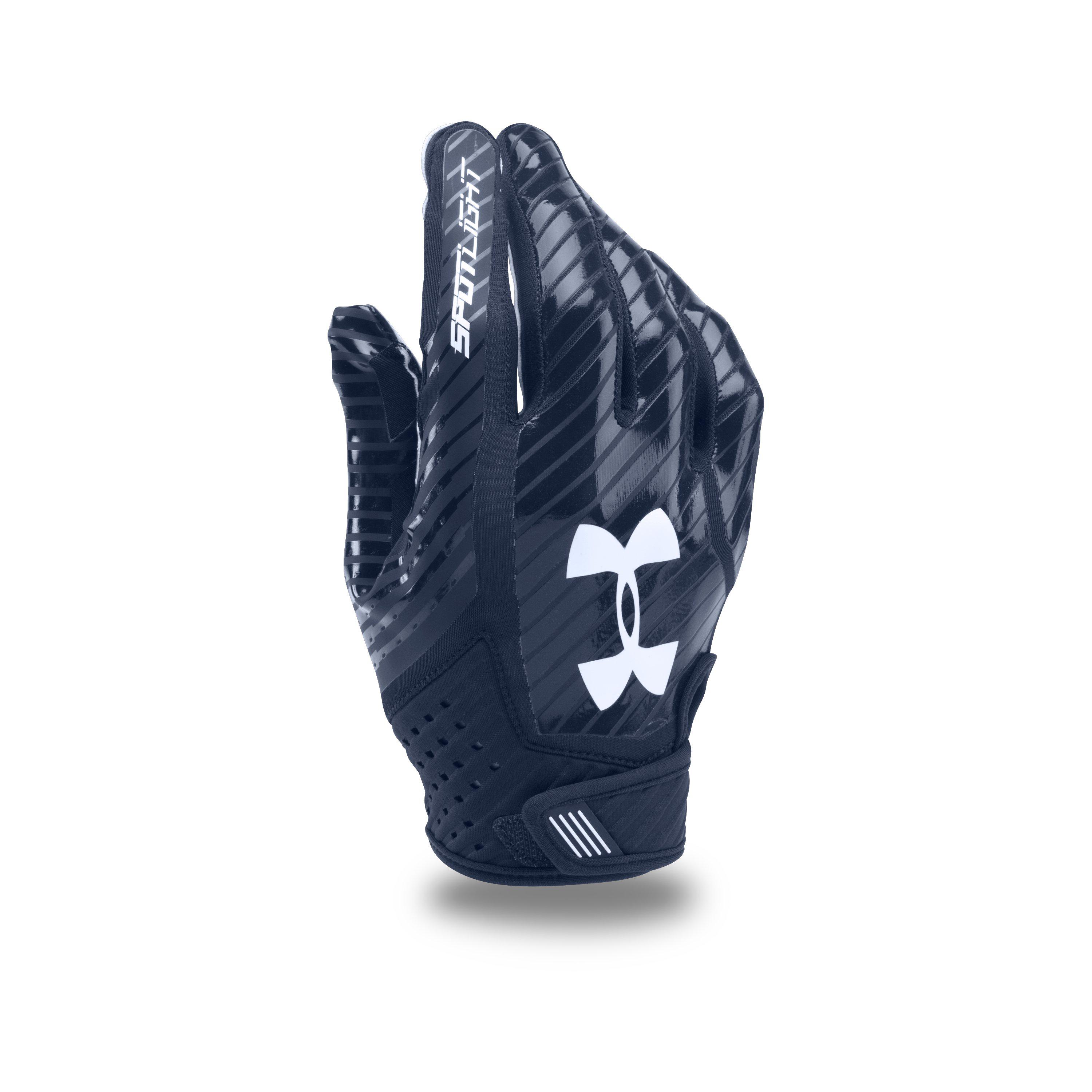 navy blue football gloves