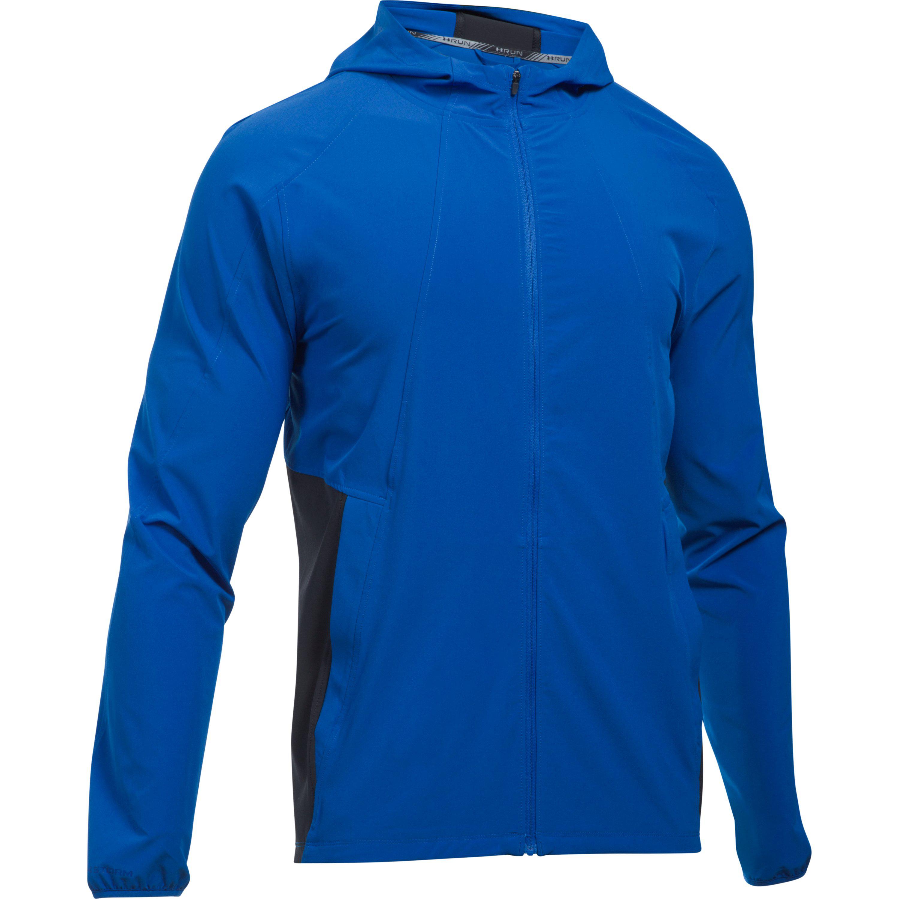 Under Armour Men's Ua Outrun The Storm Jacket in Blue for Men - Lyst