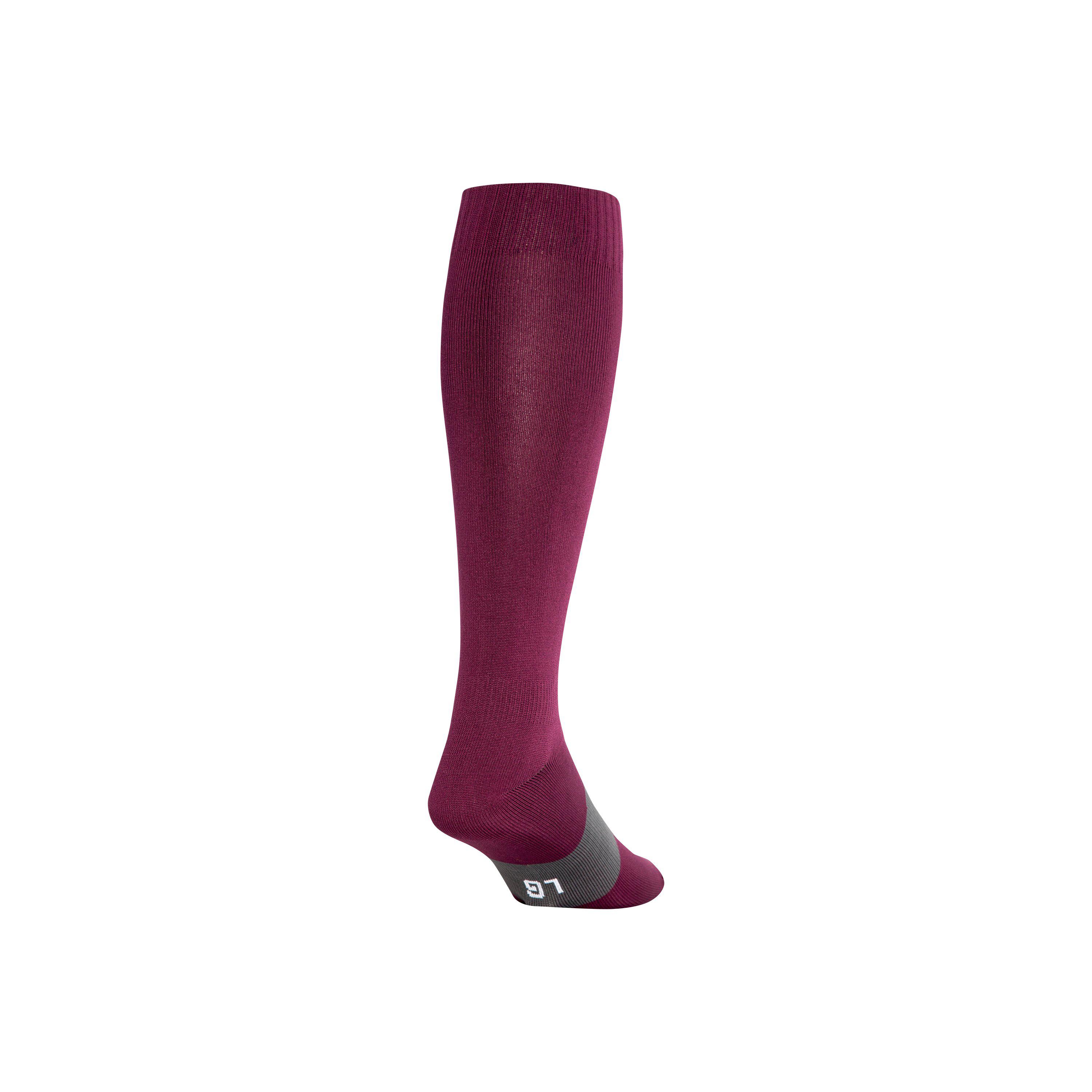 Under Armour Men's Ua Soccer Solid Overthecalf Socks in Maroon
