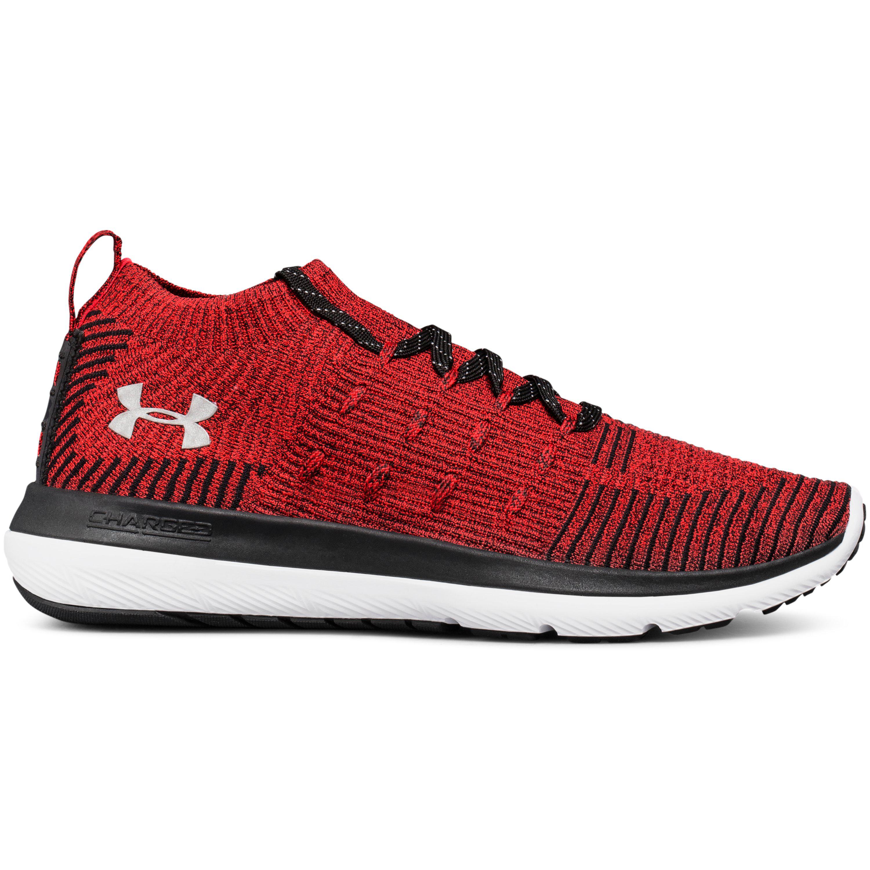 under armour shoes black and red