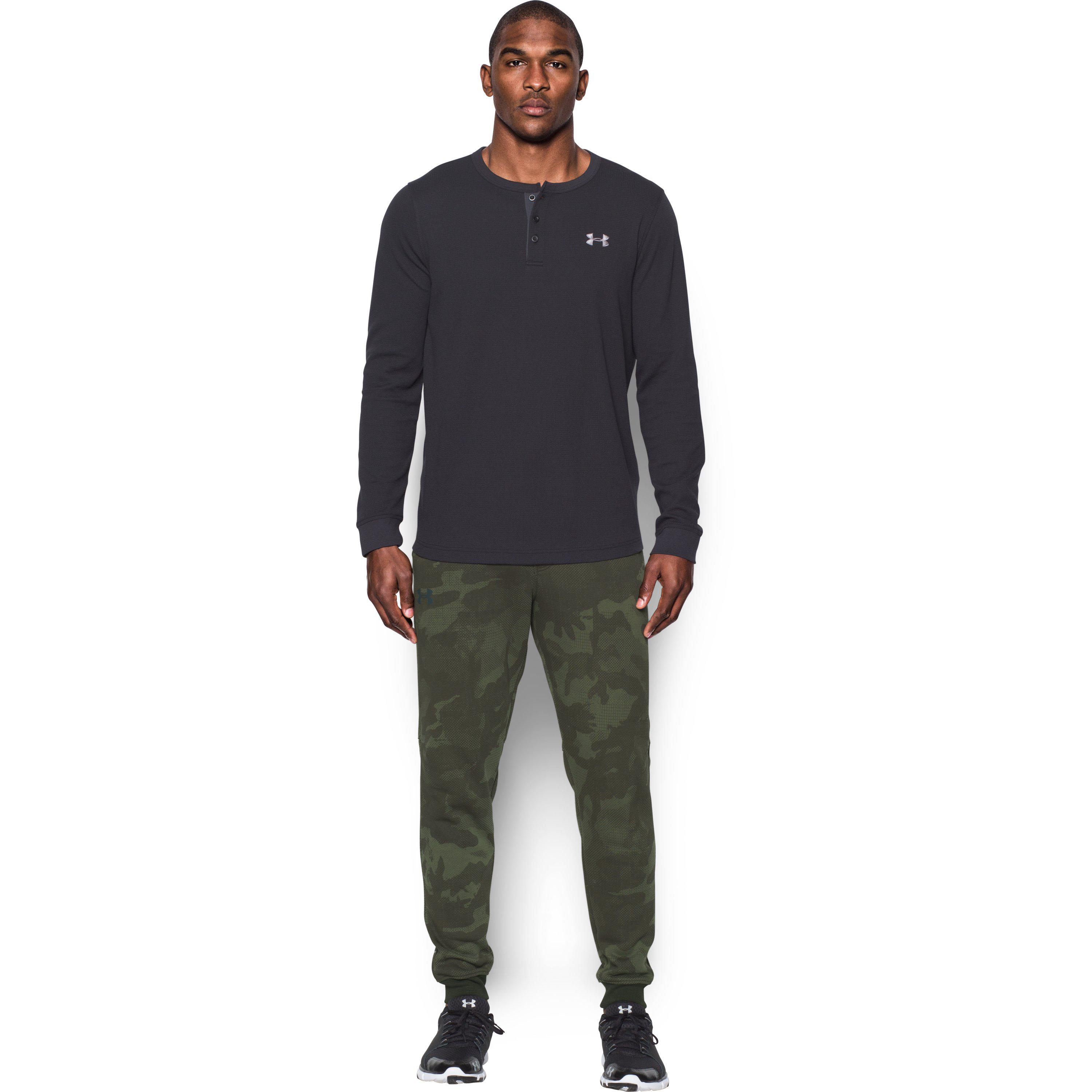 under armour rival fleece patterned joggers