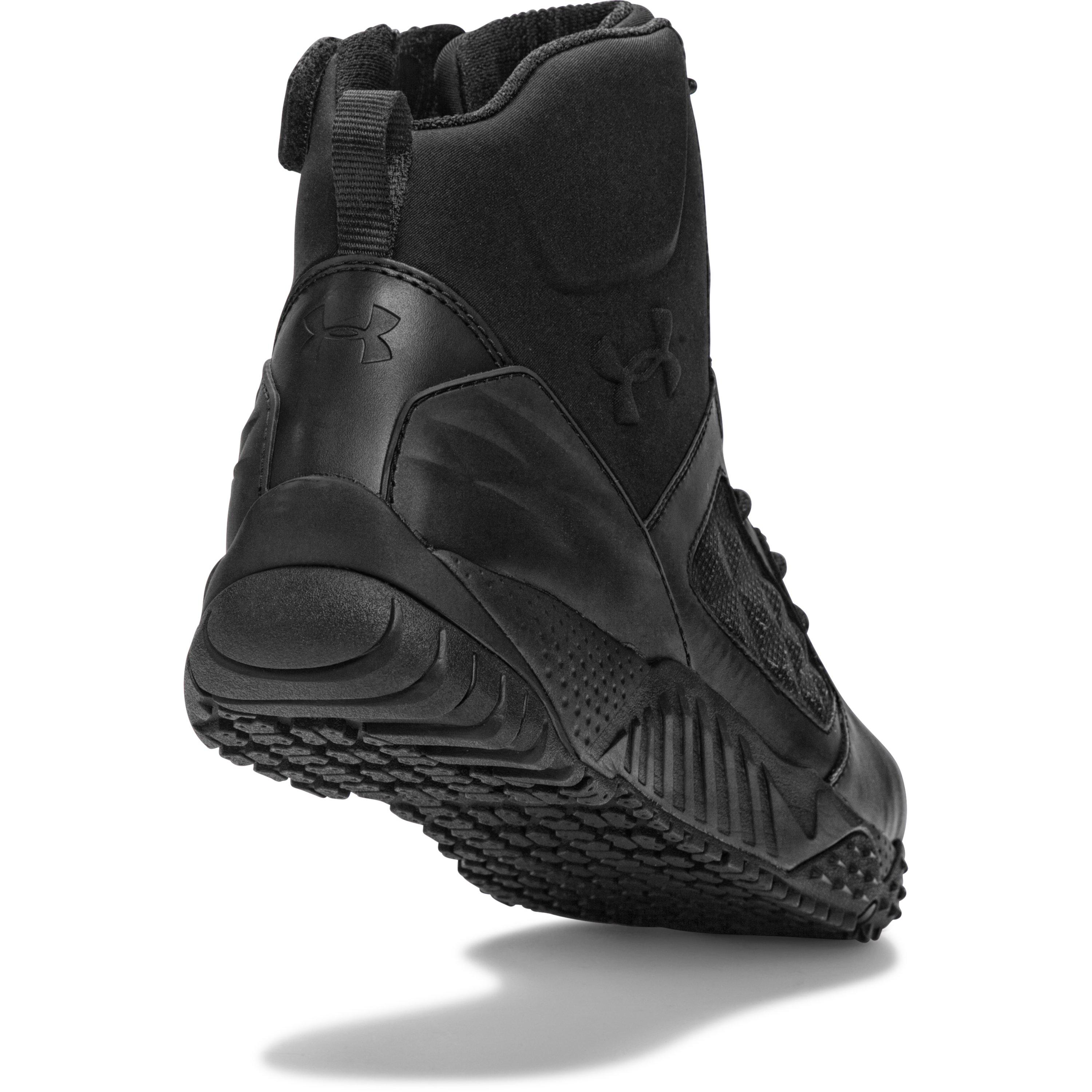 under armour black work shoes