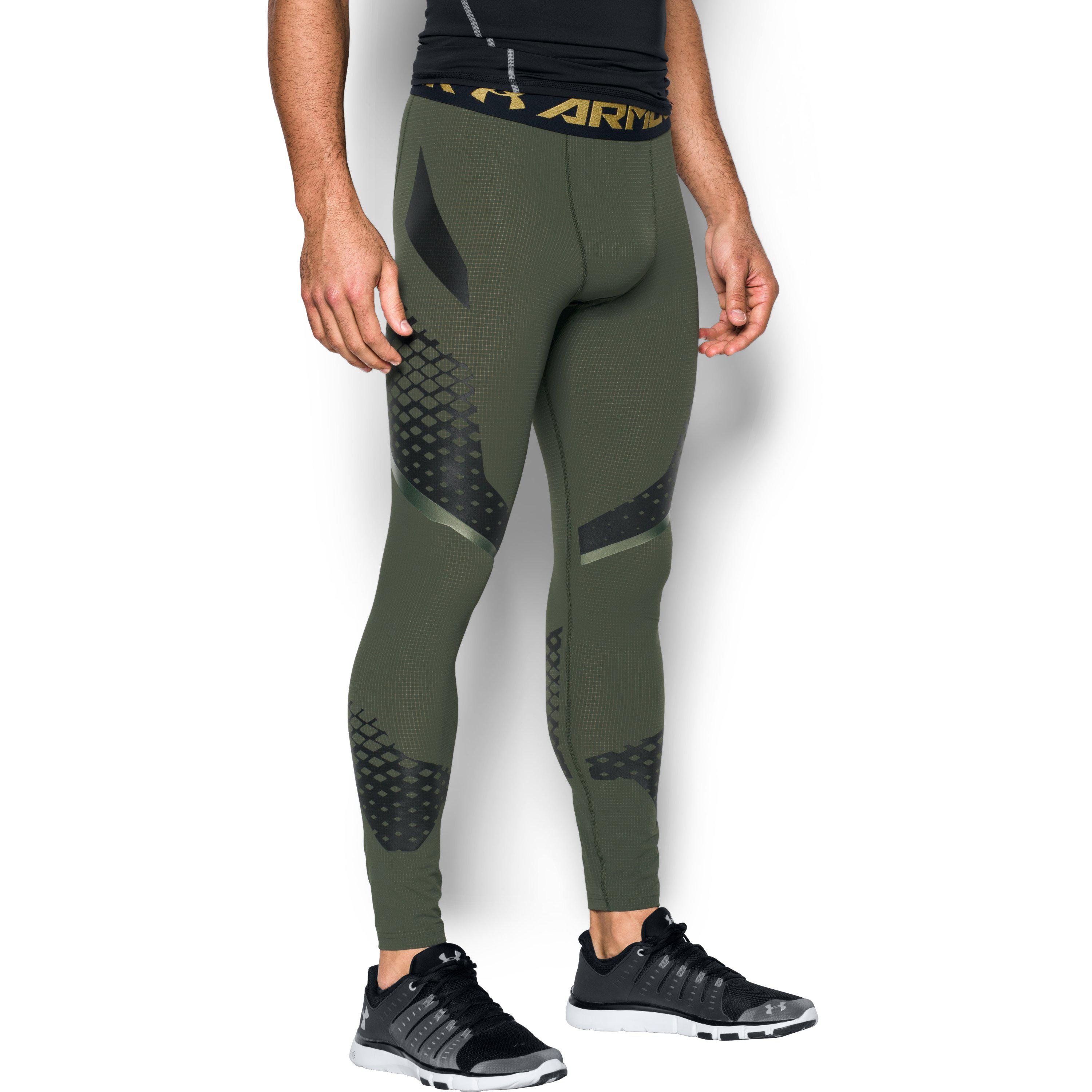 Under Armour Men's Heatgear® Armour Zone Compression Leggings in Green for  Men | Lyst