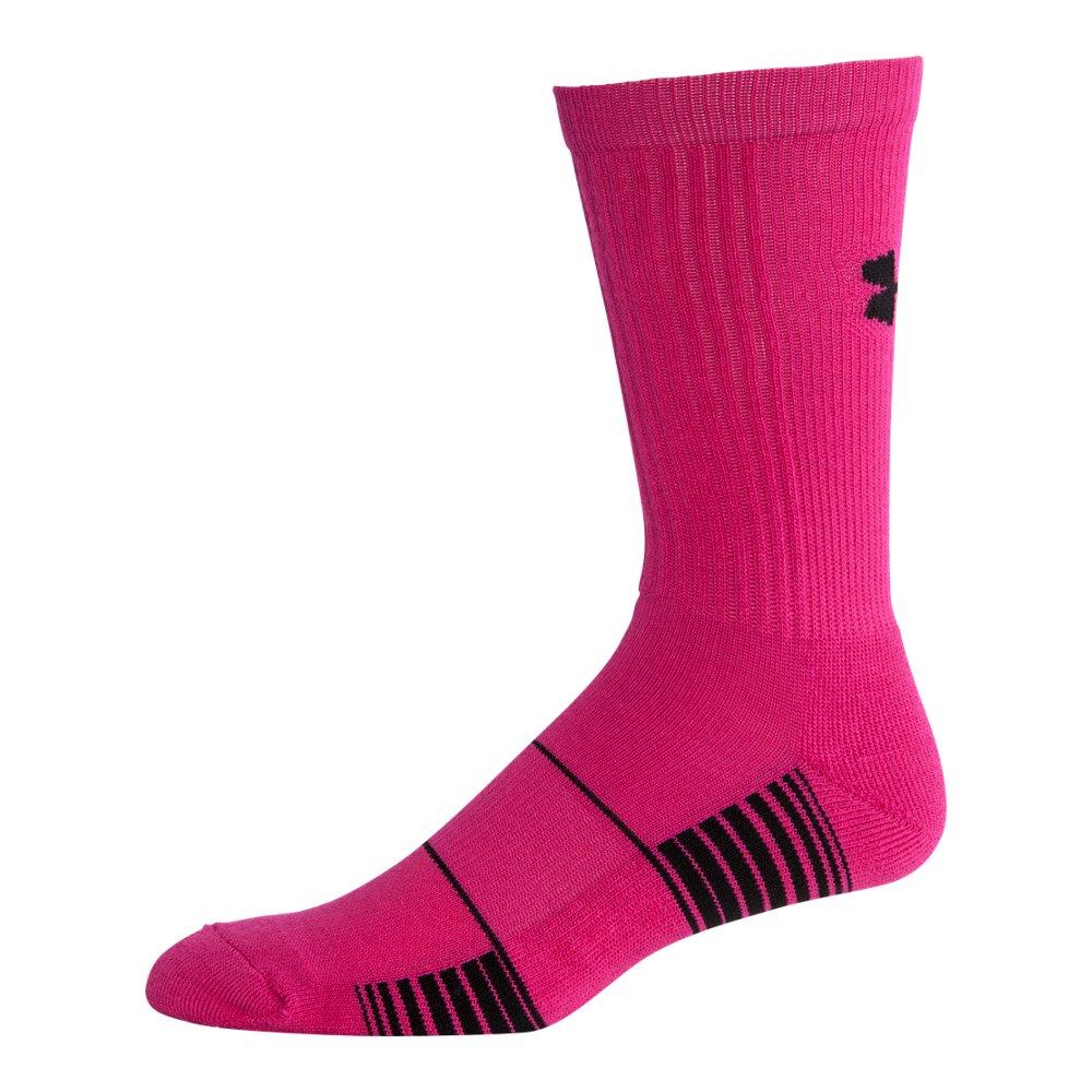 pink under armour soccer socks