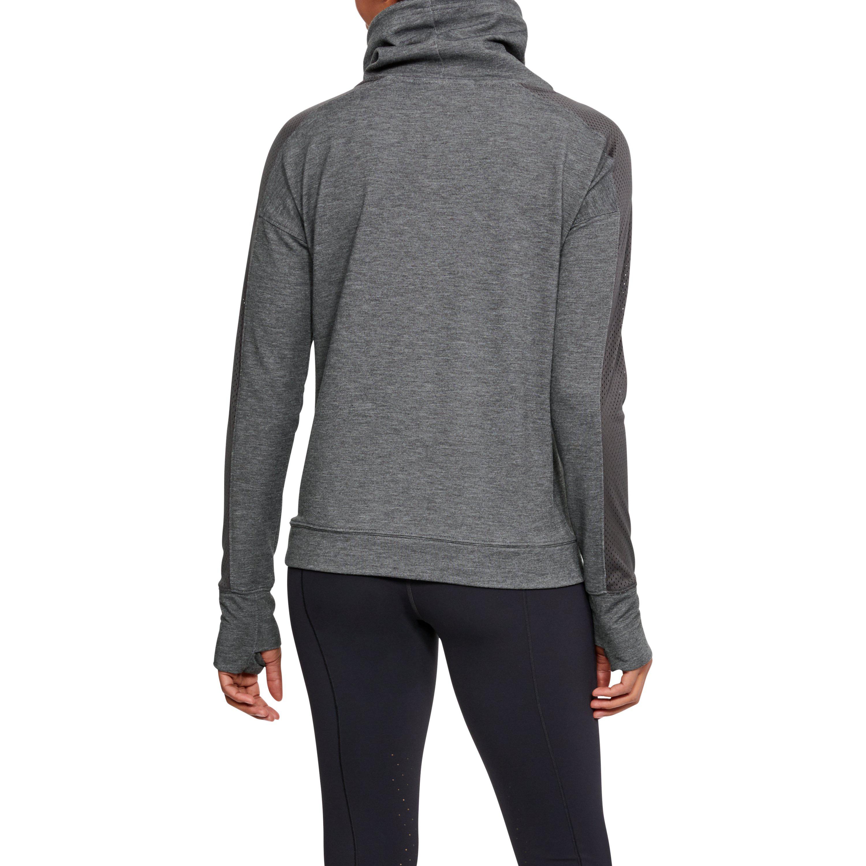 womens under armour funnel neck