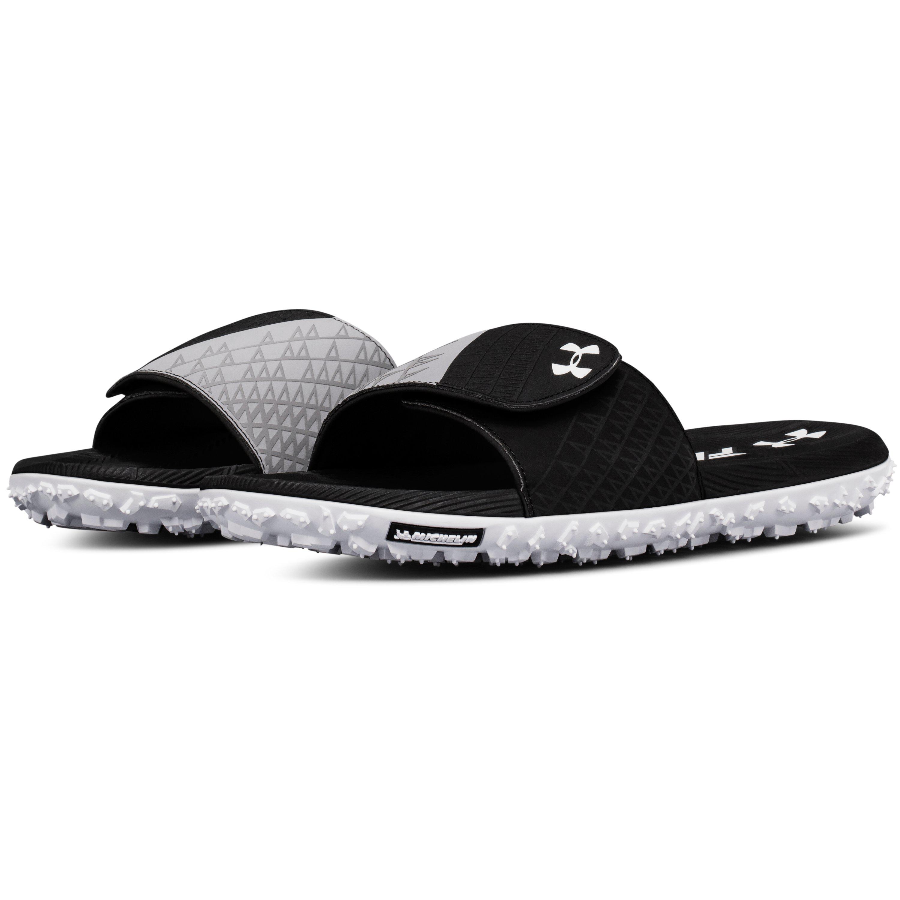 under armour men's fat tire slide sneaker