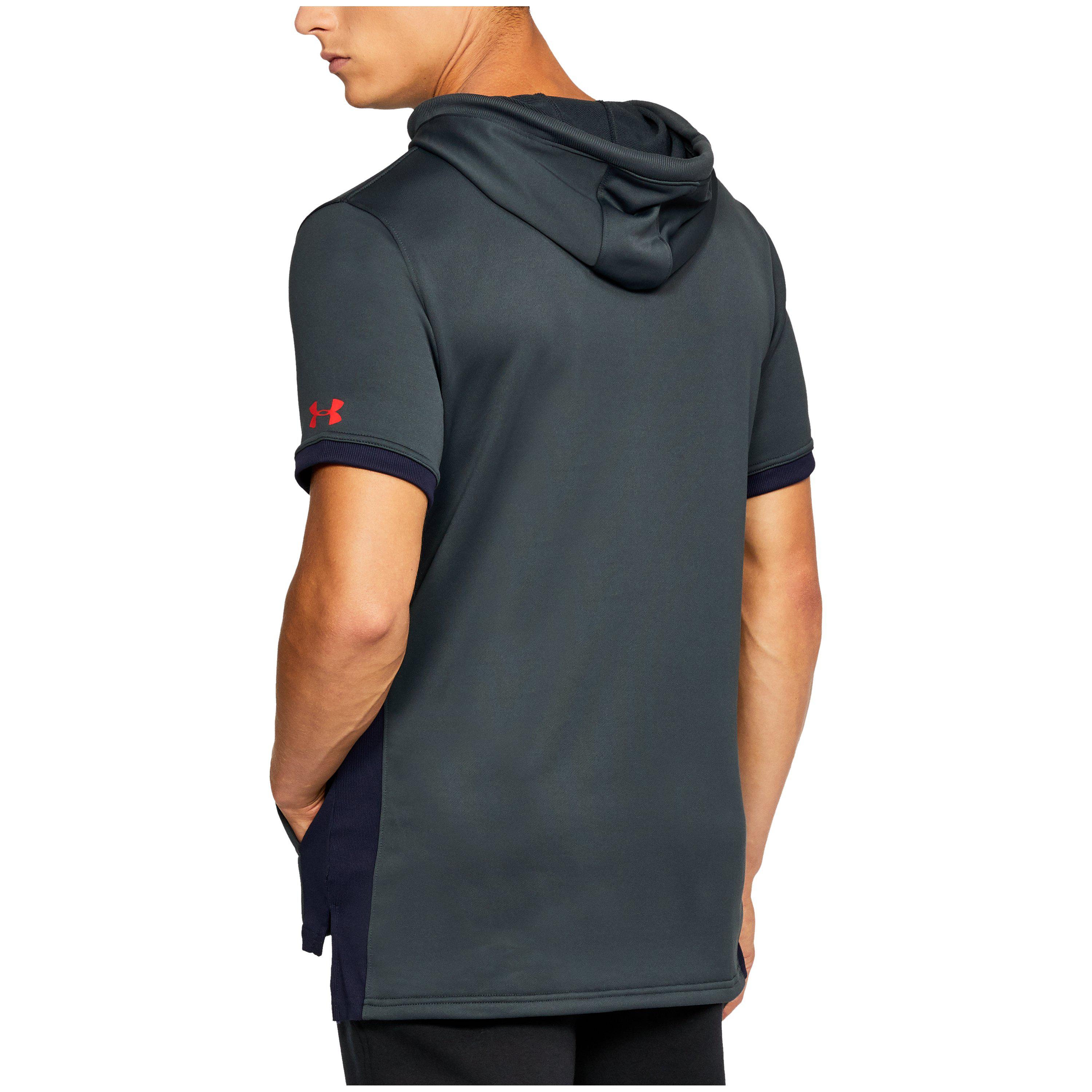 under armour baseline short sleeve hoodie