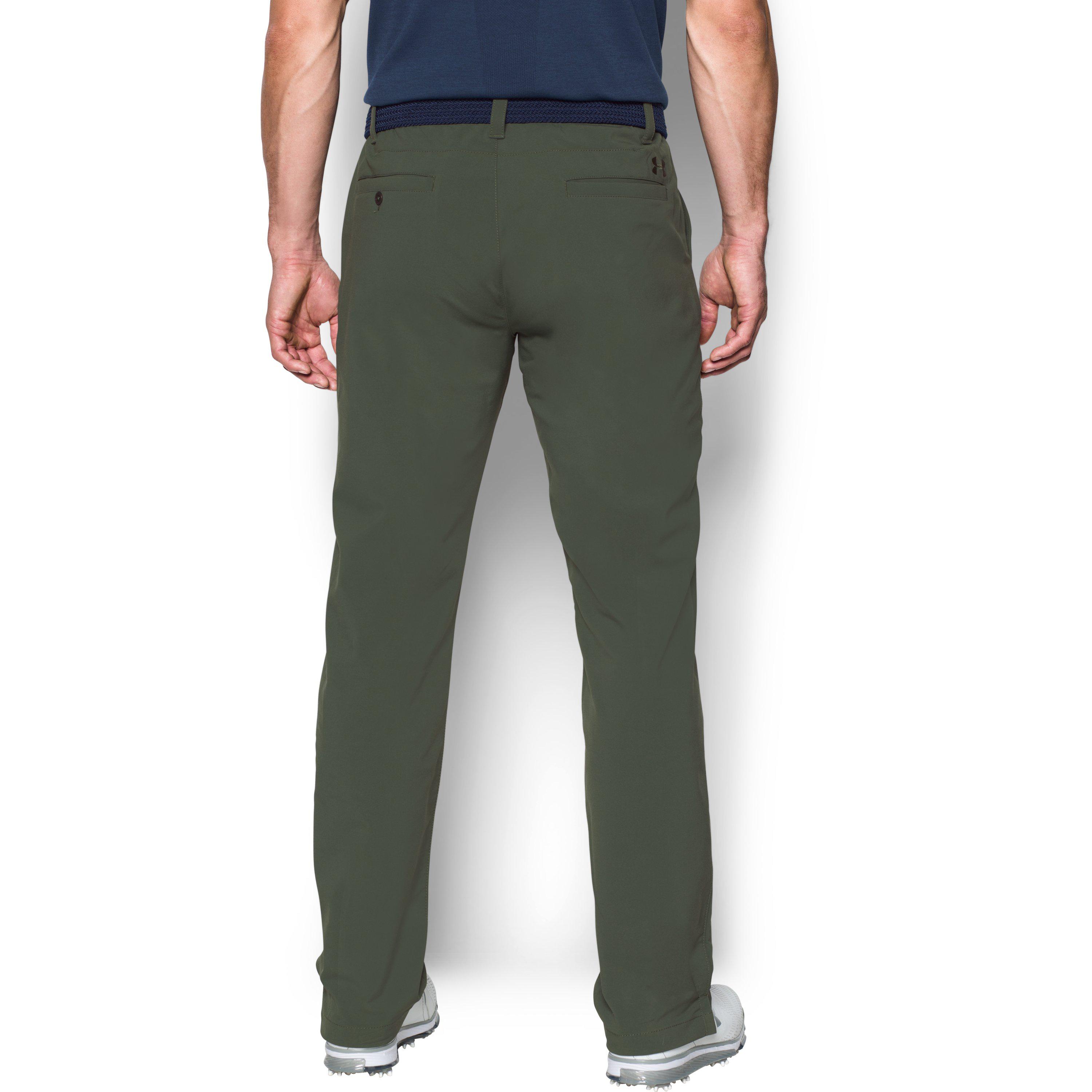 Under Armour Men's Ua Match Play Golf Pants in Green for Men | Lyst