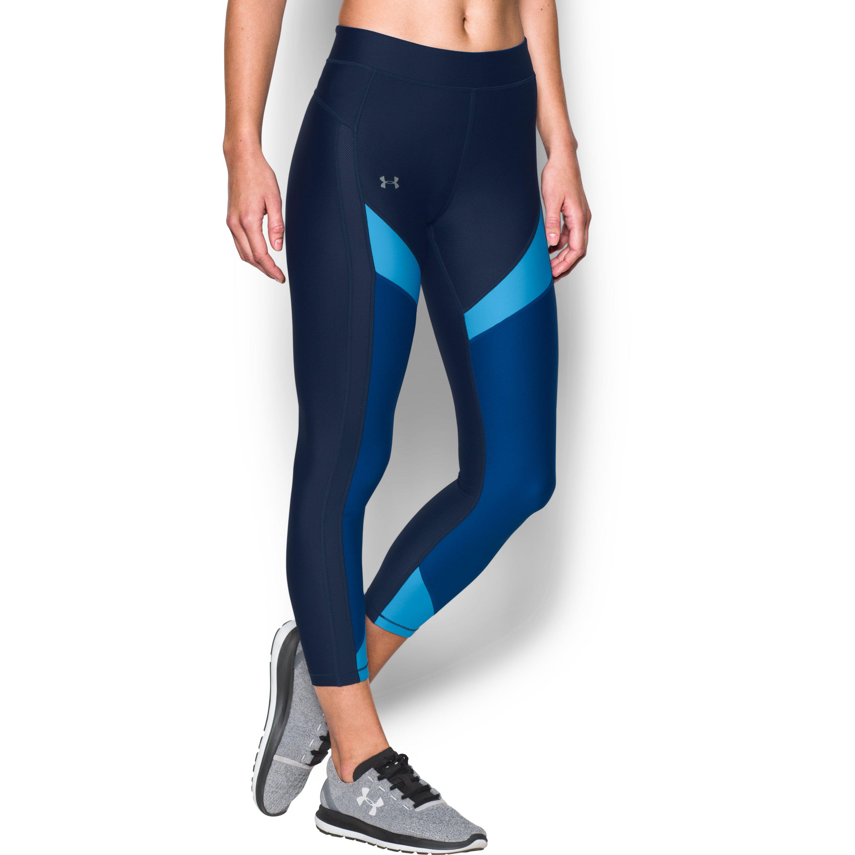 Buy Under Armour Women's HeatGear® Armour Capri Leggings Blue in