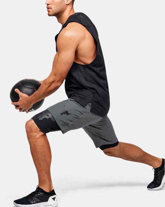 Under Armour Project Rock Shorts in Black for Men | Lyst