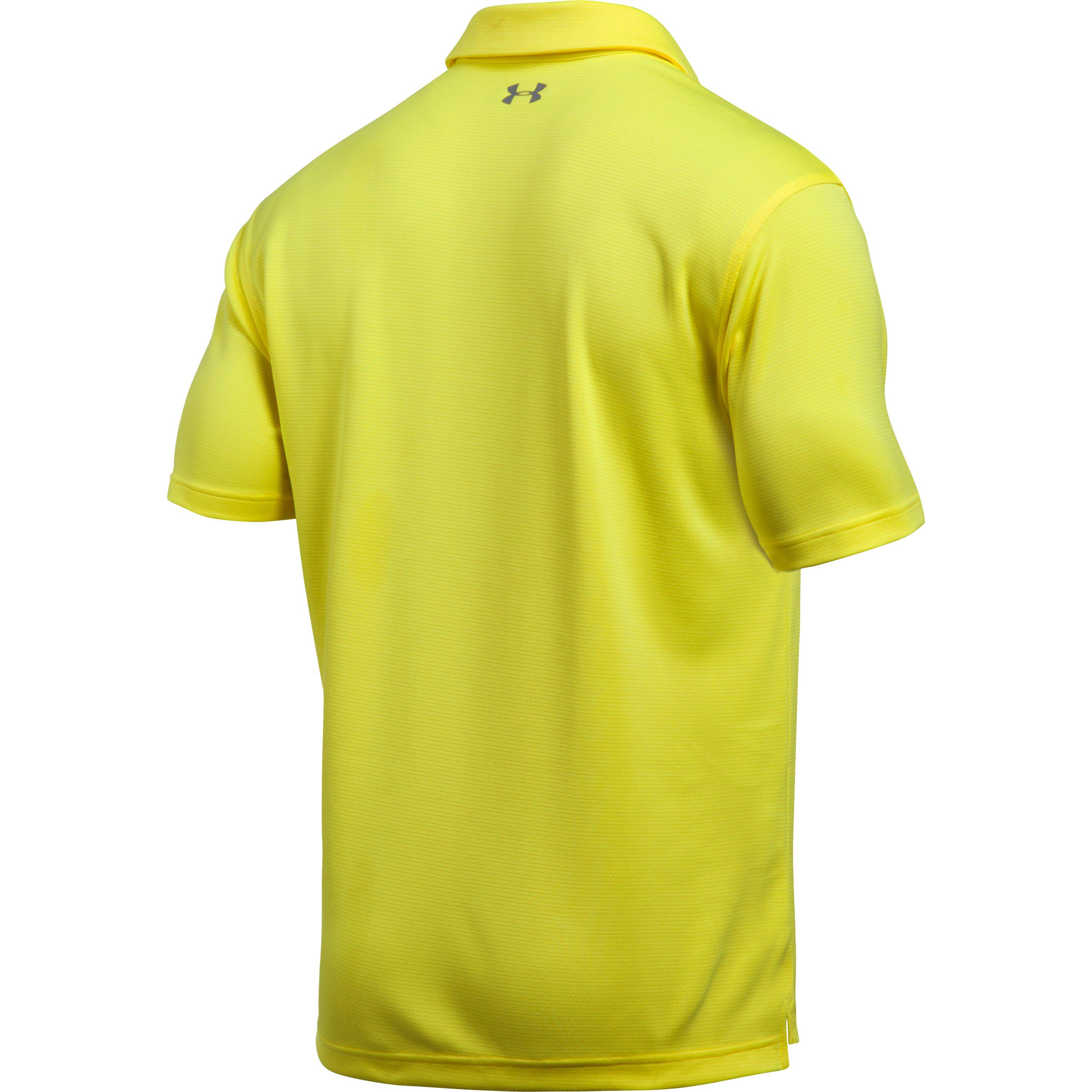 Under Armour Men's Ua Tech Polo in Yellow for Men | Lyst