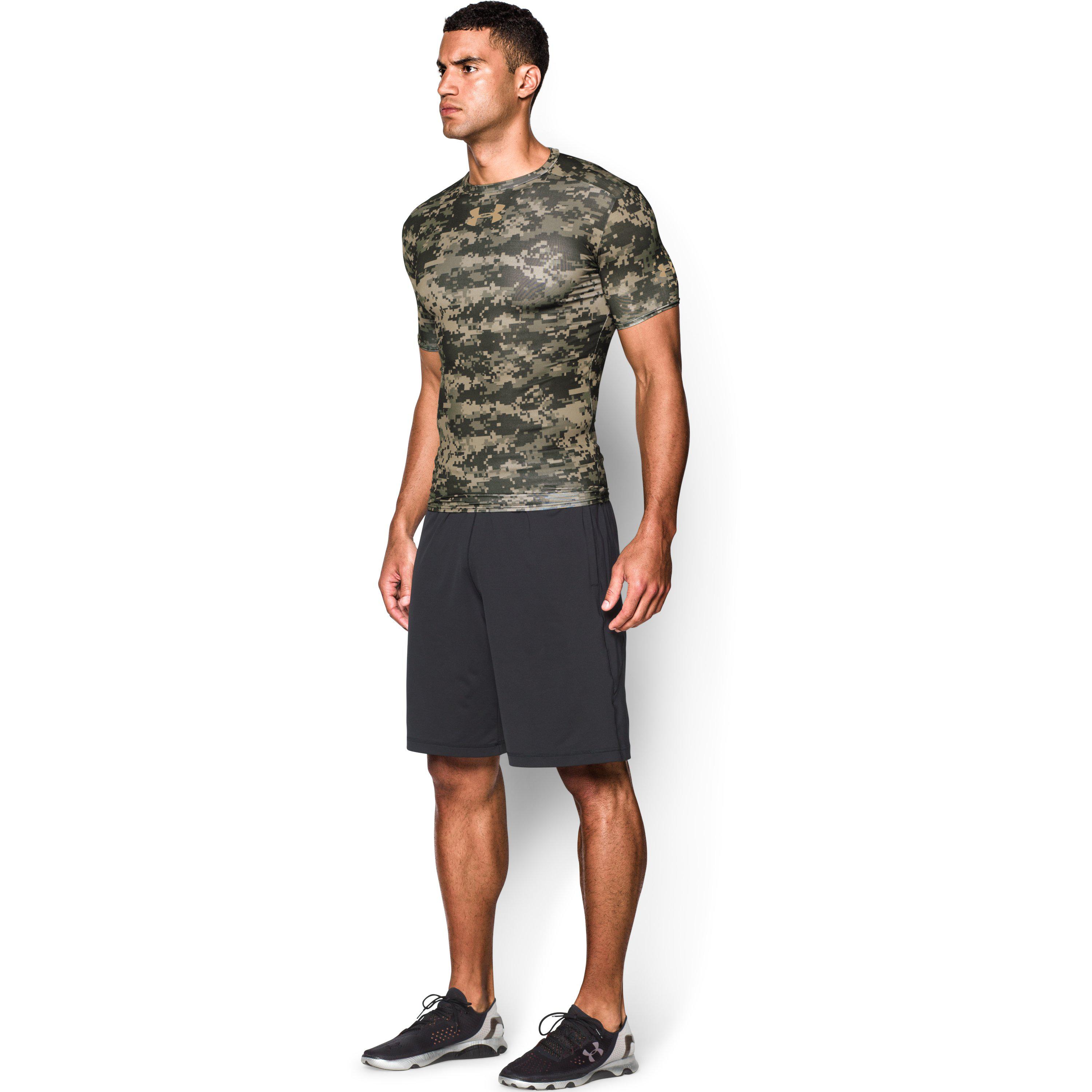 under armour camo compression pants