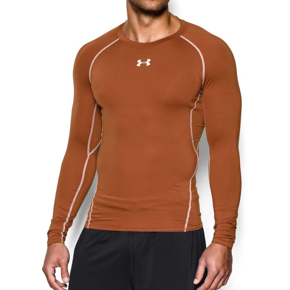 under armour orange compression shirt