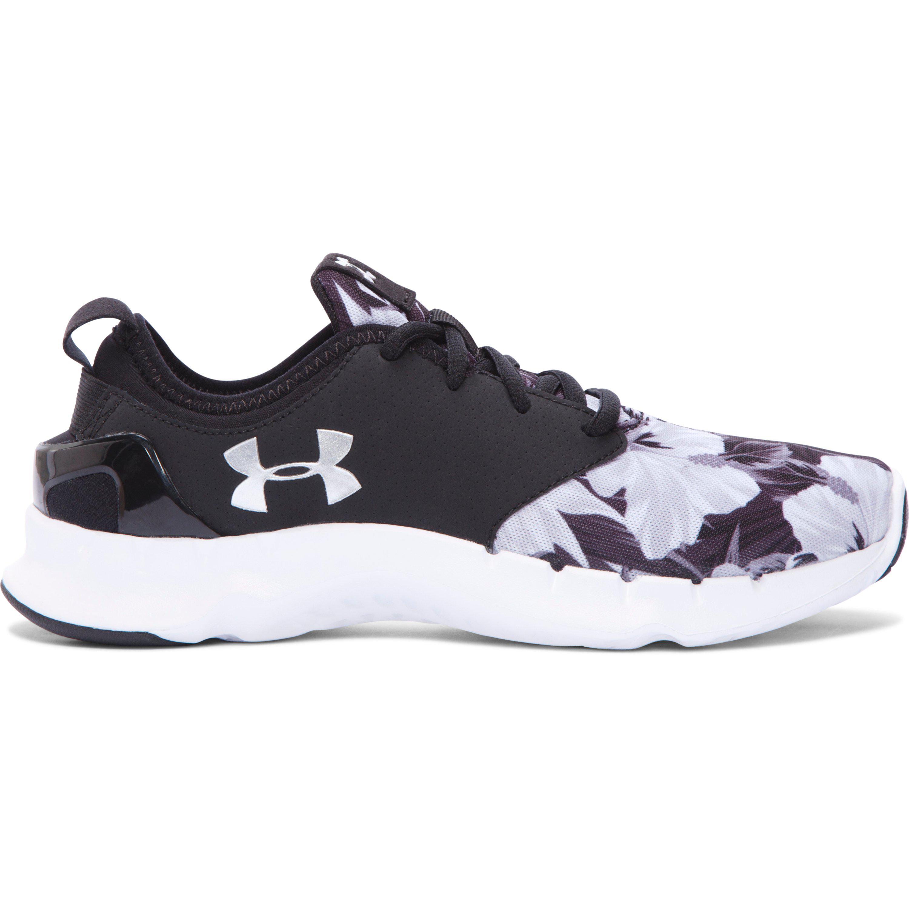 Under Armour Women's Ua Flow Floral Running Shoes in Black | Lyst