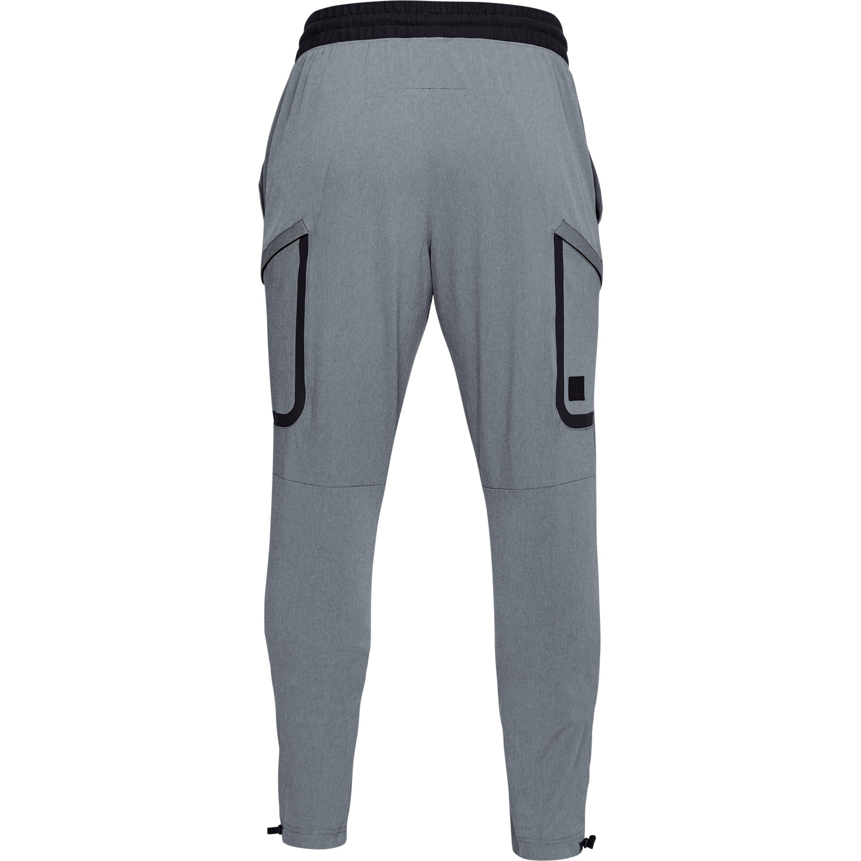 Under Armour Men's Ua Unstoppable Woven Cargo Pants in Gray for Men
