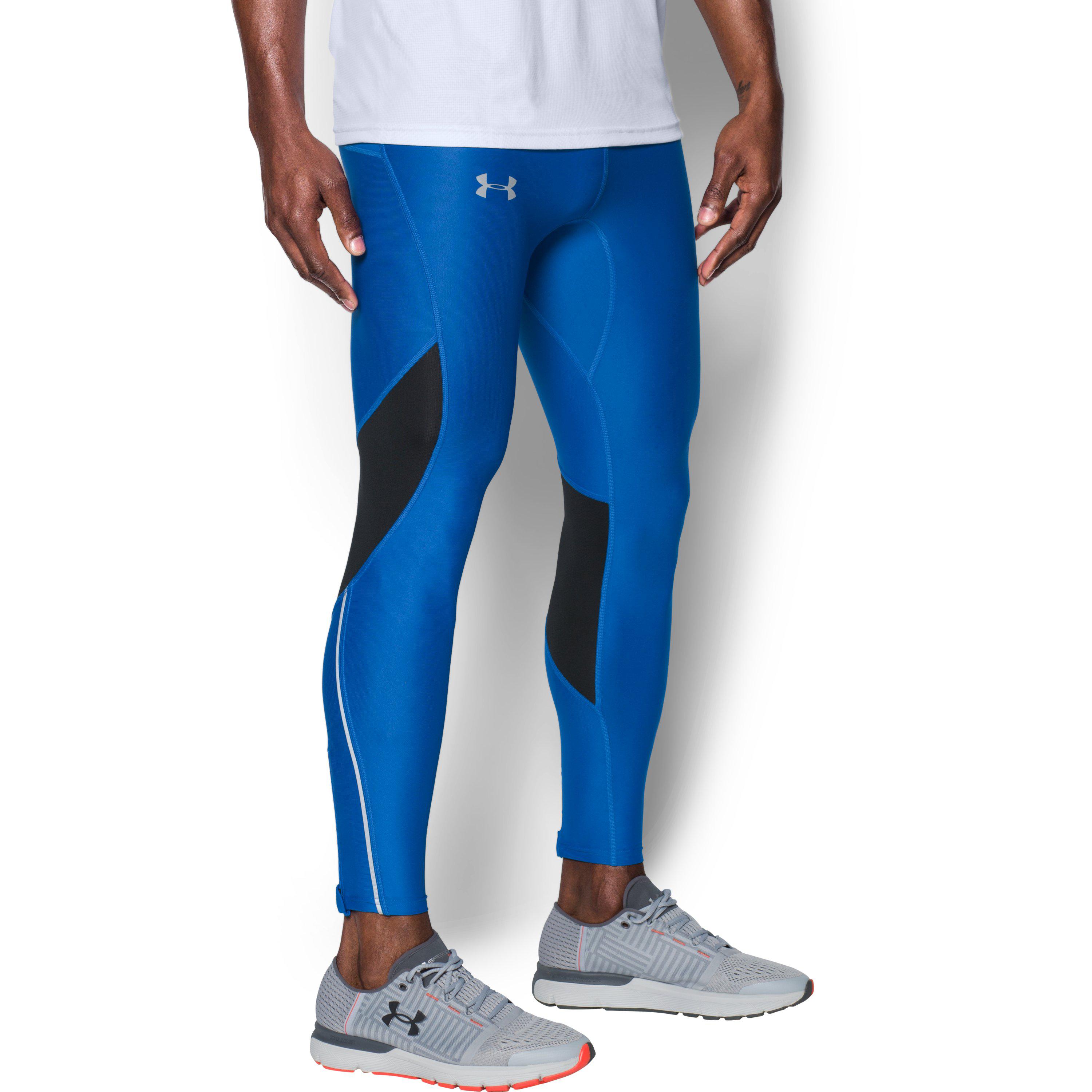 Under Armour Men's Ua Coolswitch Run Tights in Blue for Men | Lyst