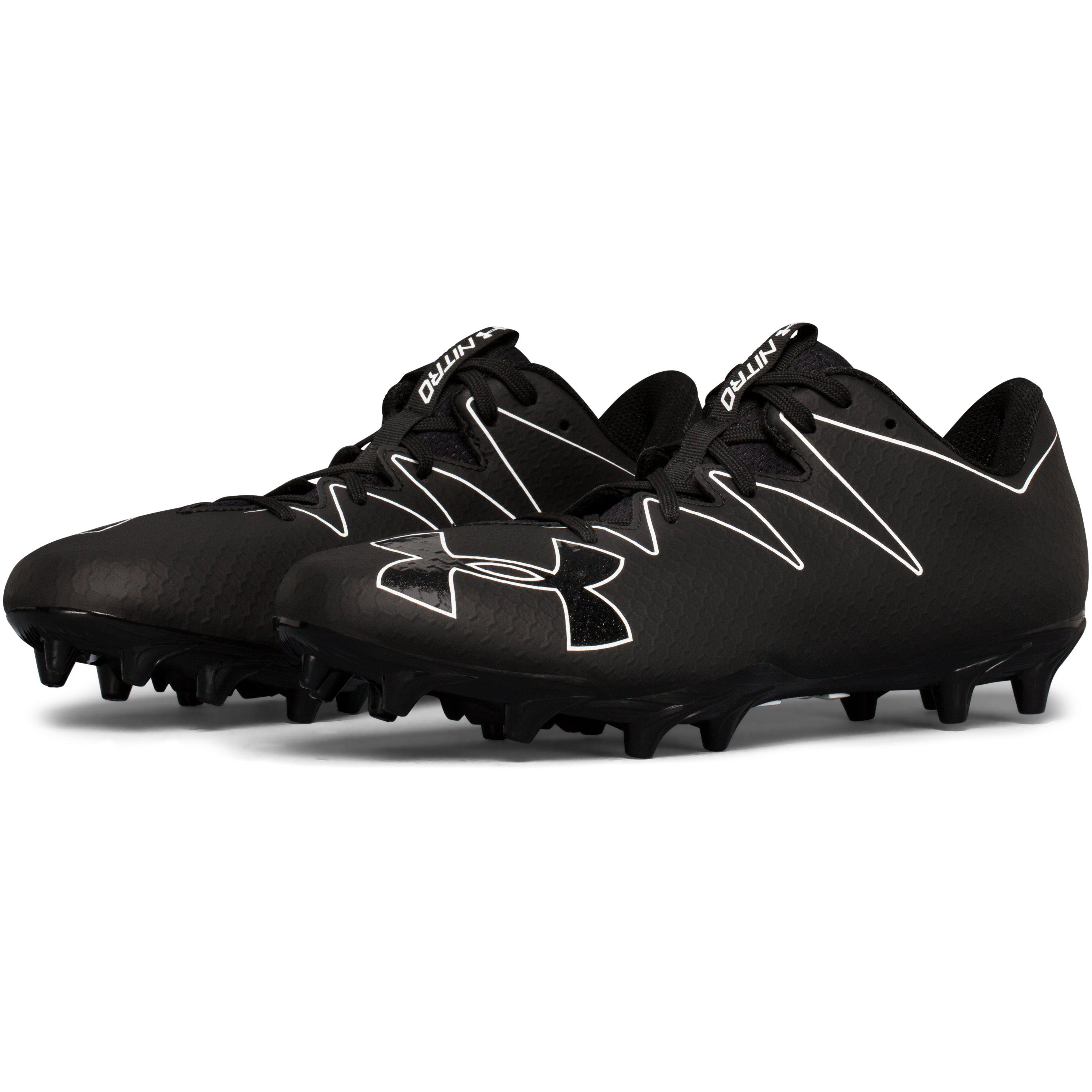 Details about   Mens Under Armour Nitro Low MC Football Cleats Black 3000182-001 New 