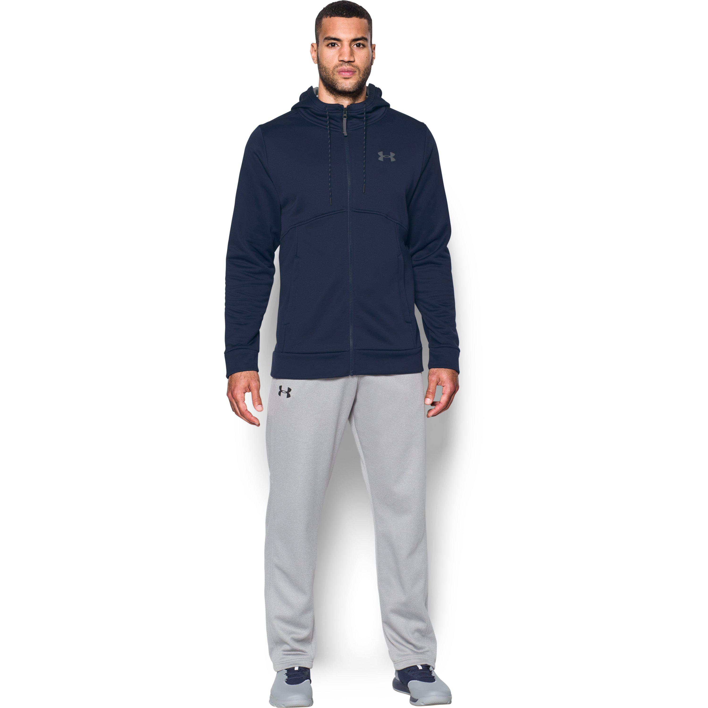ua storm armour fleece full zip hoodie