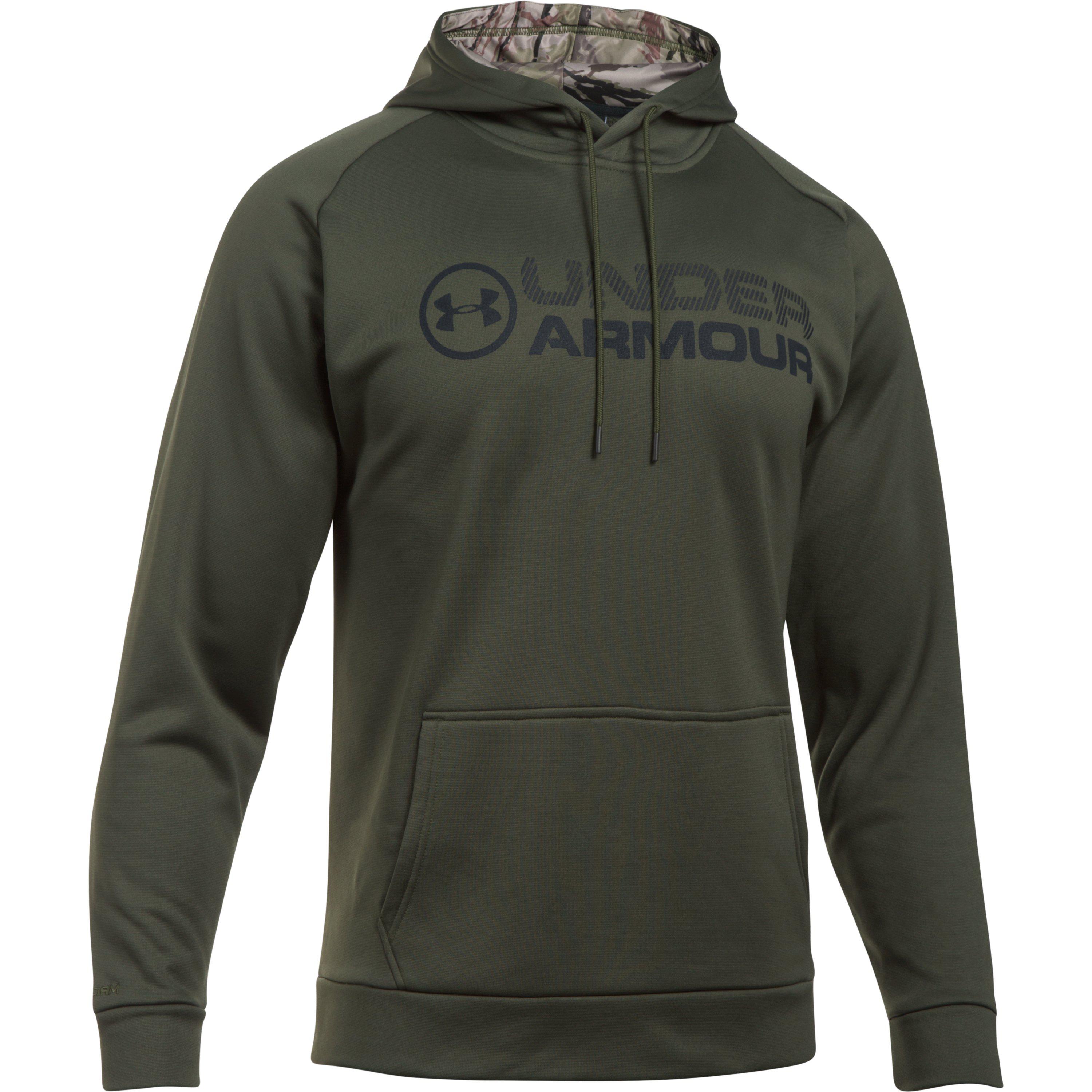 under armour men's storm armour fleece stacked hoodie
