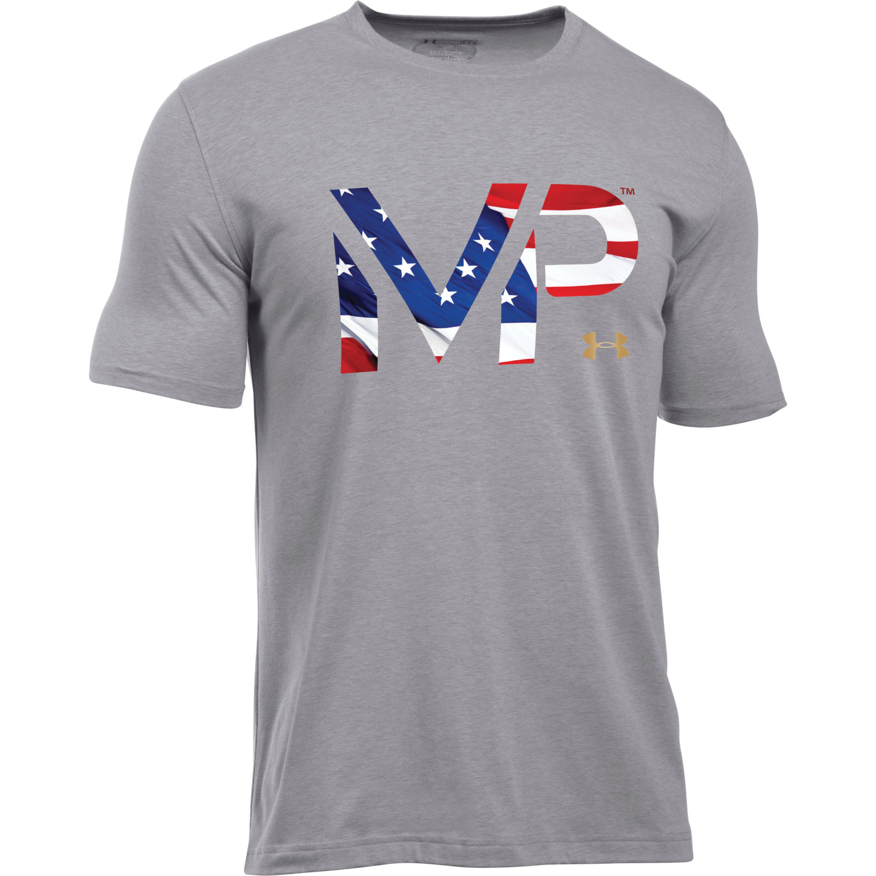 Under Armour Men's Michael Phelps Logo T-shirt in Gray for Men | Lyst